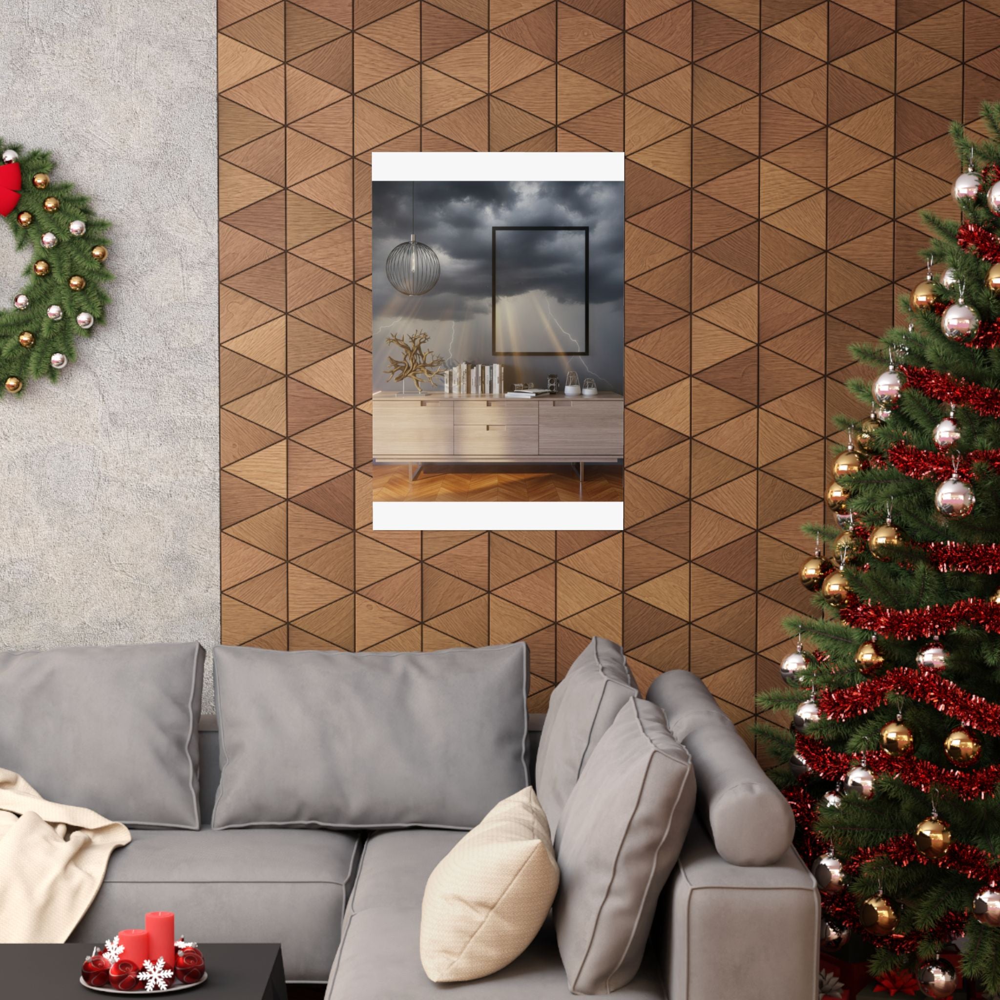 Dramatic Storm — Interior — Matte Poster