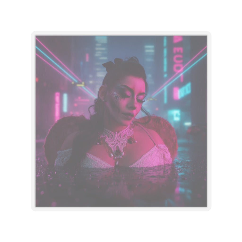 Neon Noir — Person — Kiss-Cut Sticker