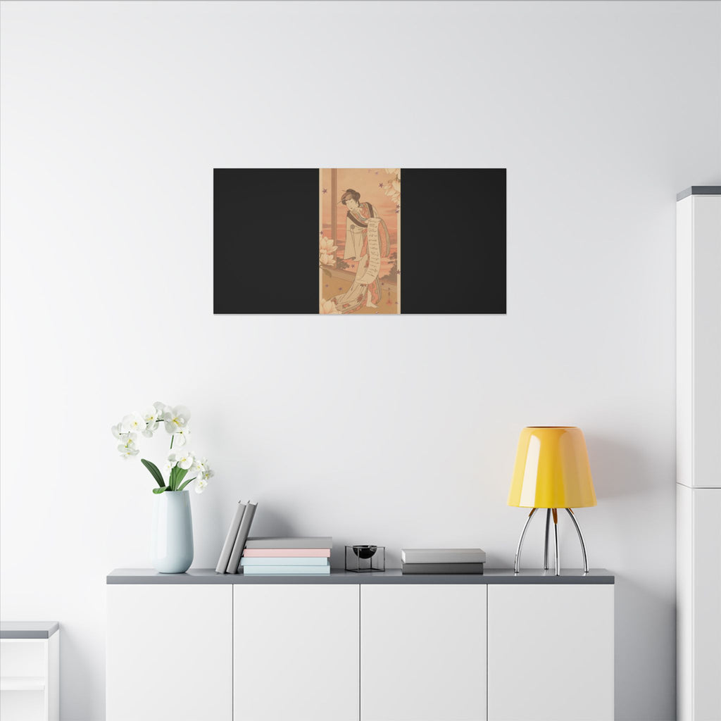 STREET CERTIFIED | The Second Yamashito Kinsaku As A Courtesan Standing In A Room — Matte Canvas