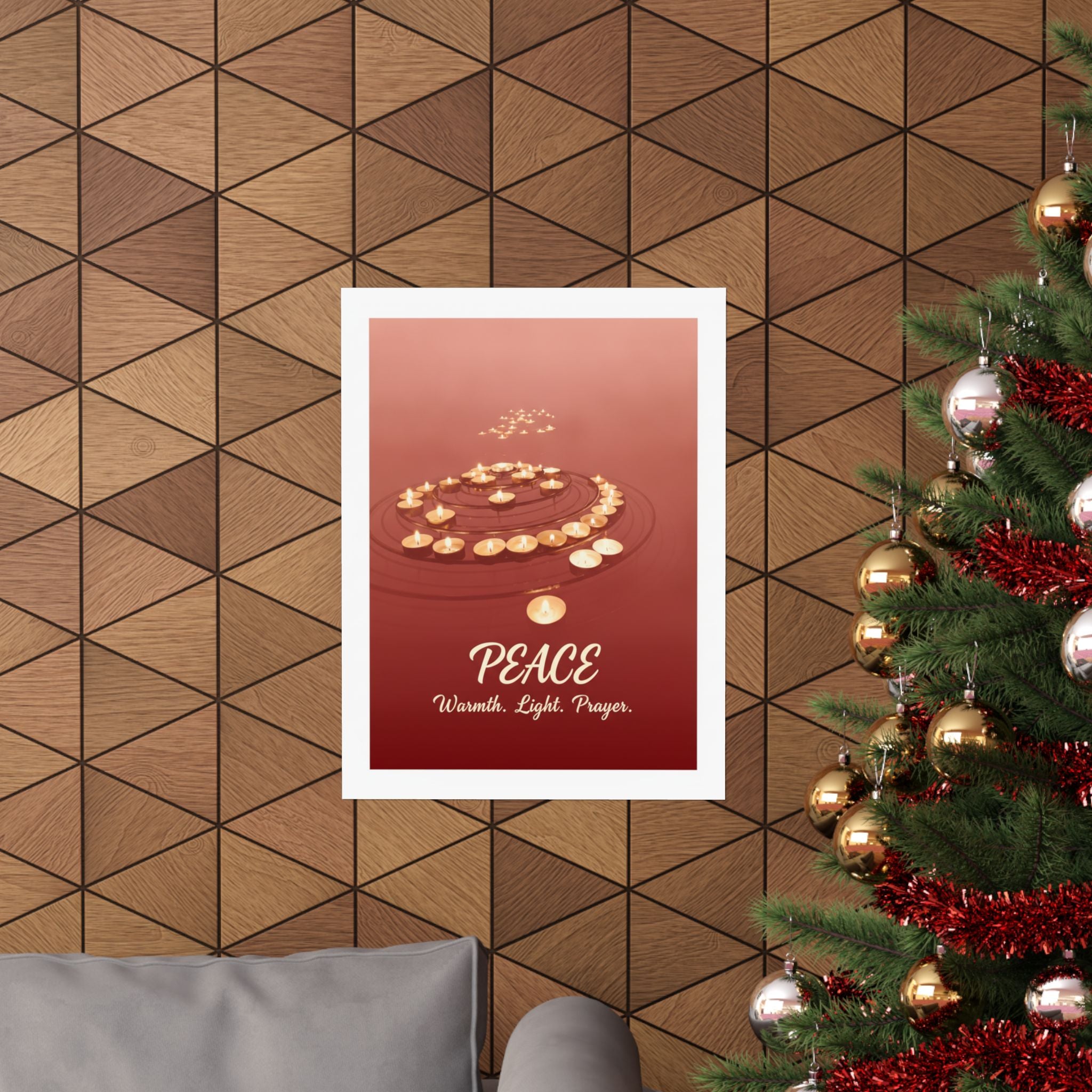 Affirmation — Candle — Matte Poster