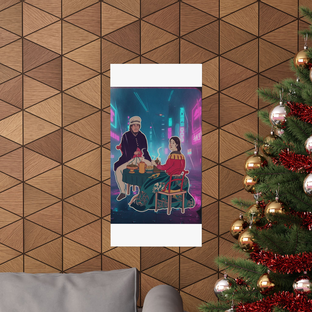 Neon Noir — Amerikajin — Matte Poster