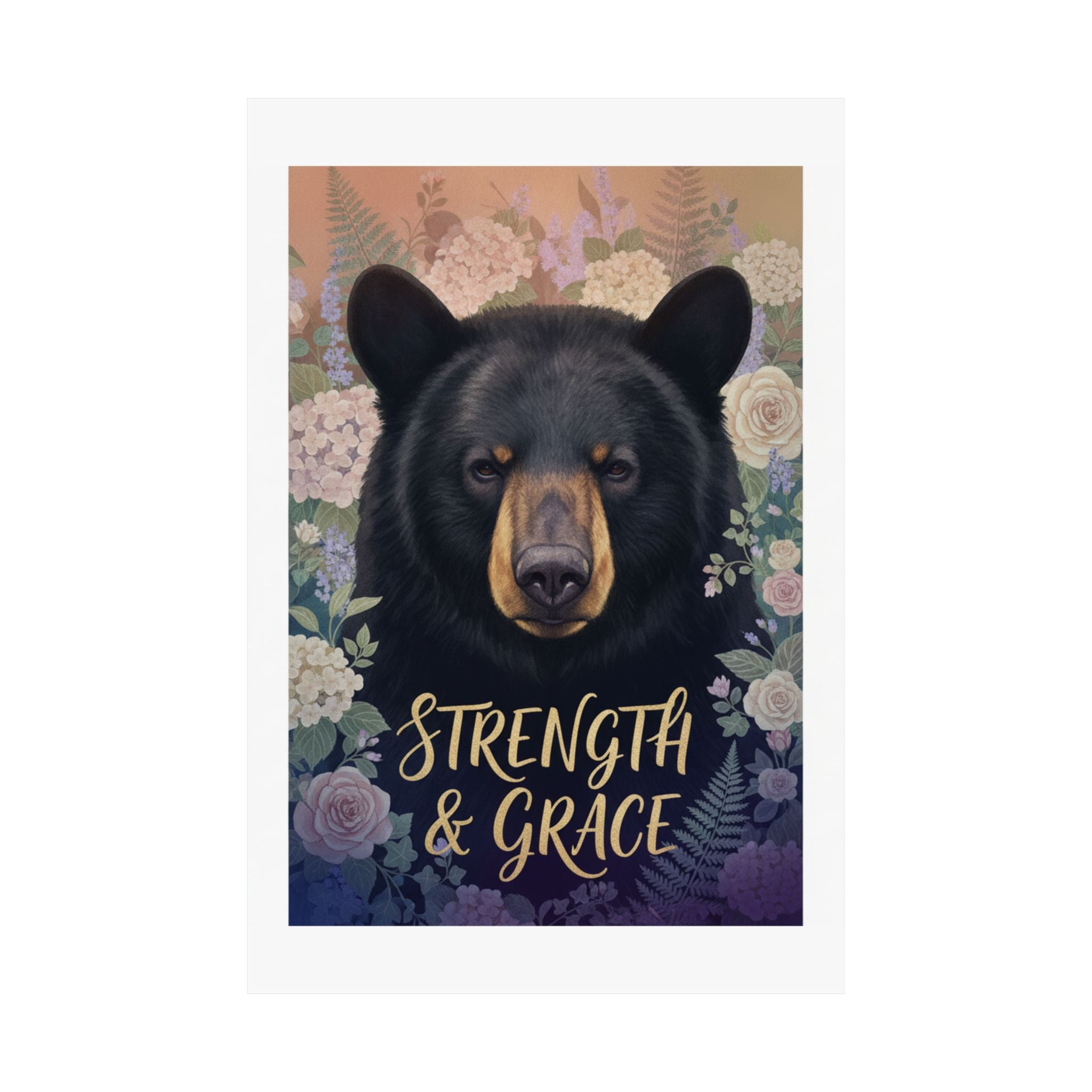 Affirmation — Bear — Matte Poster