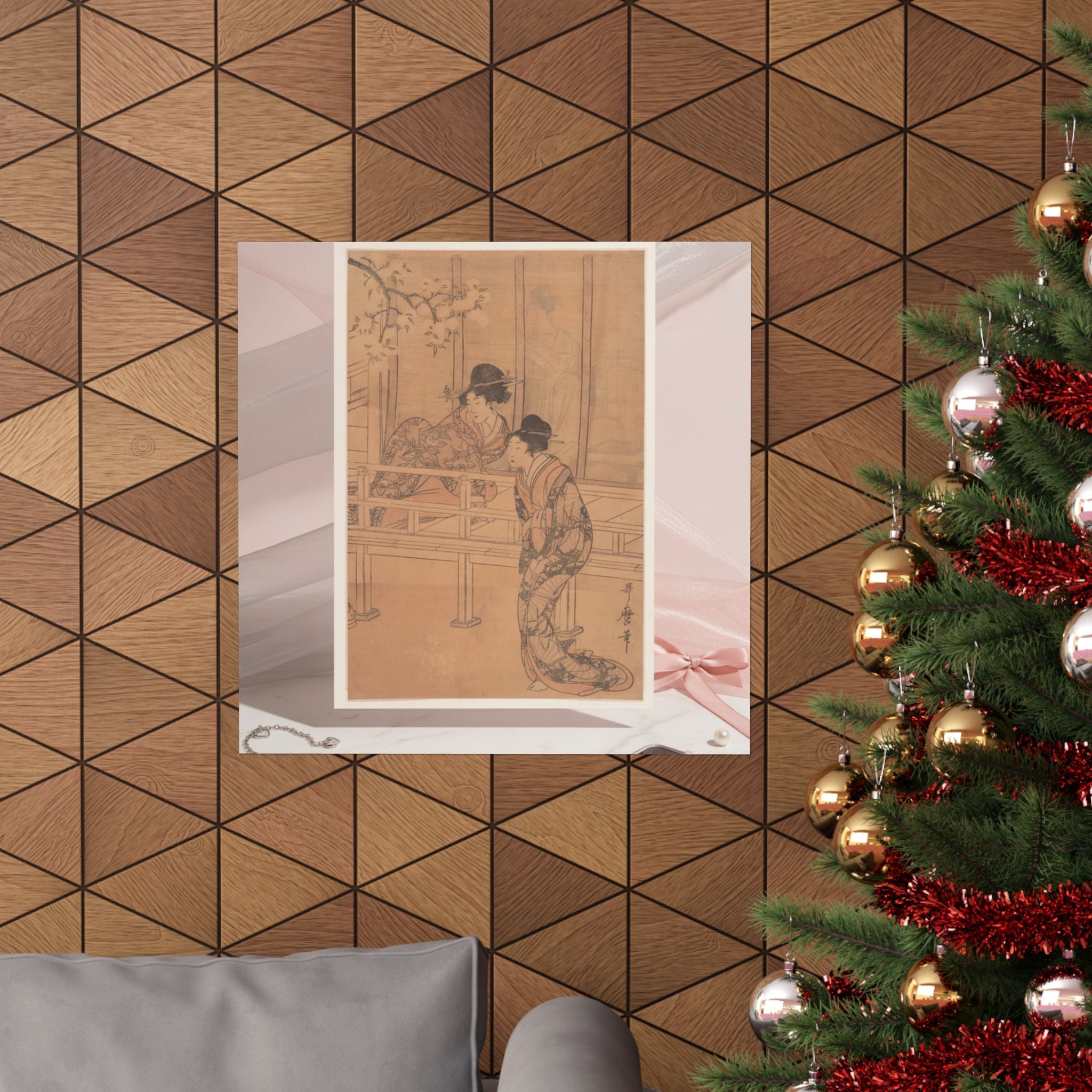 Product Marketing — The Lady Of Rokujo Being Visited By The Princess Aoi — Matte Poster