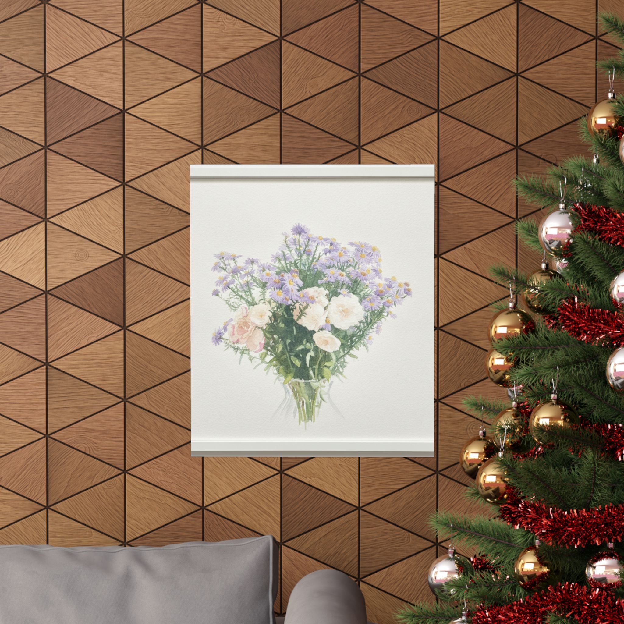 Watercolor — Flowers — Matte Poster