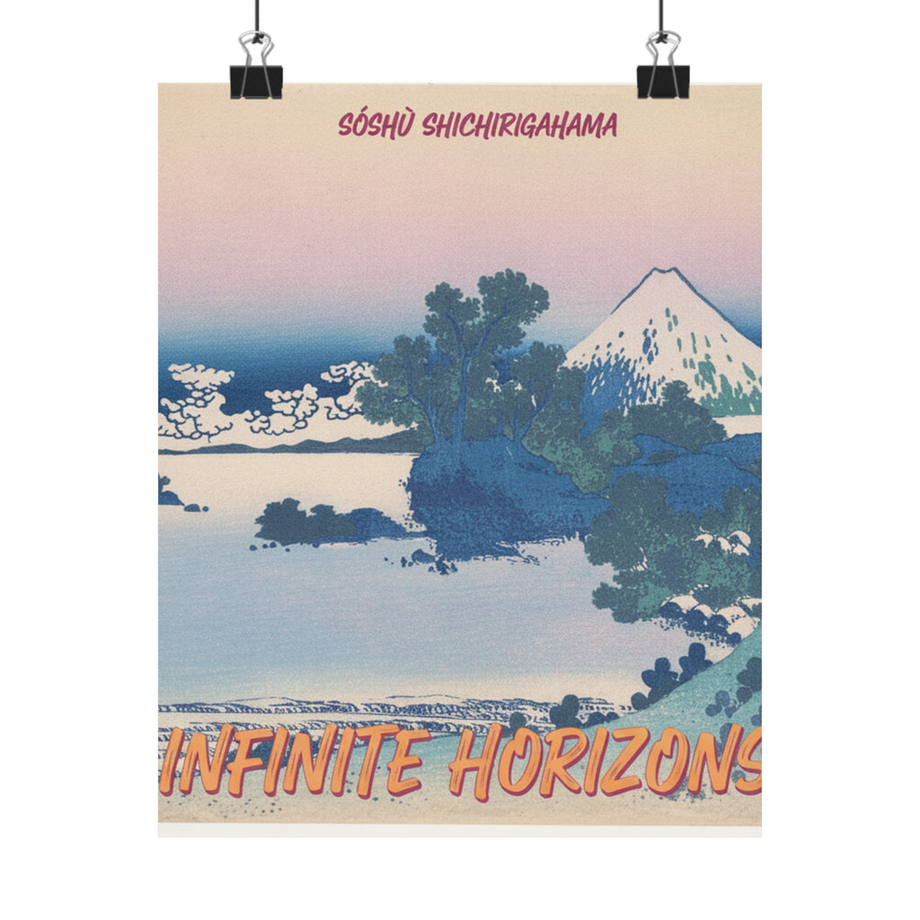 Affirmation — Shichirigahama In Sagami Province (Sōshū Shichirigahama), From The Series Thirty — Matte Poster