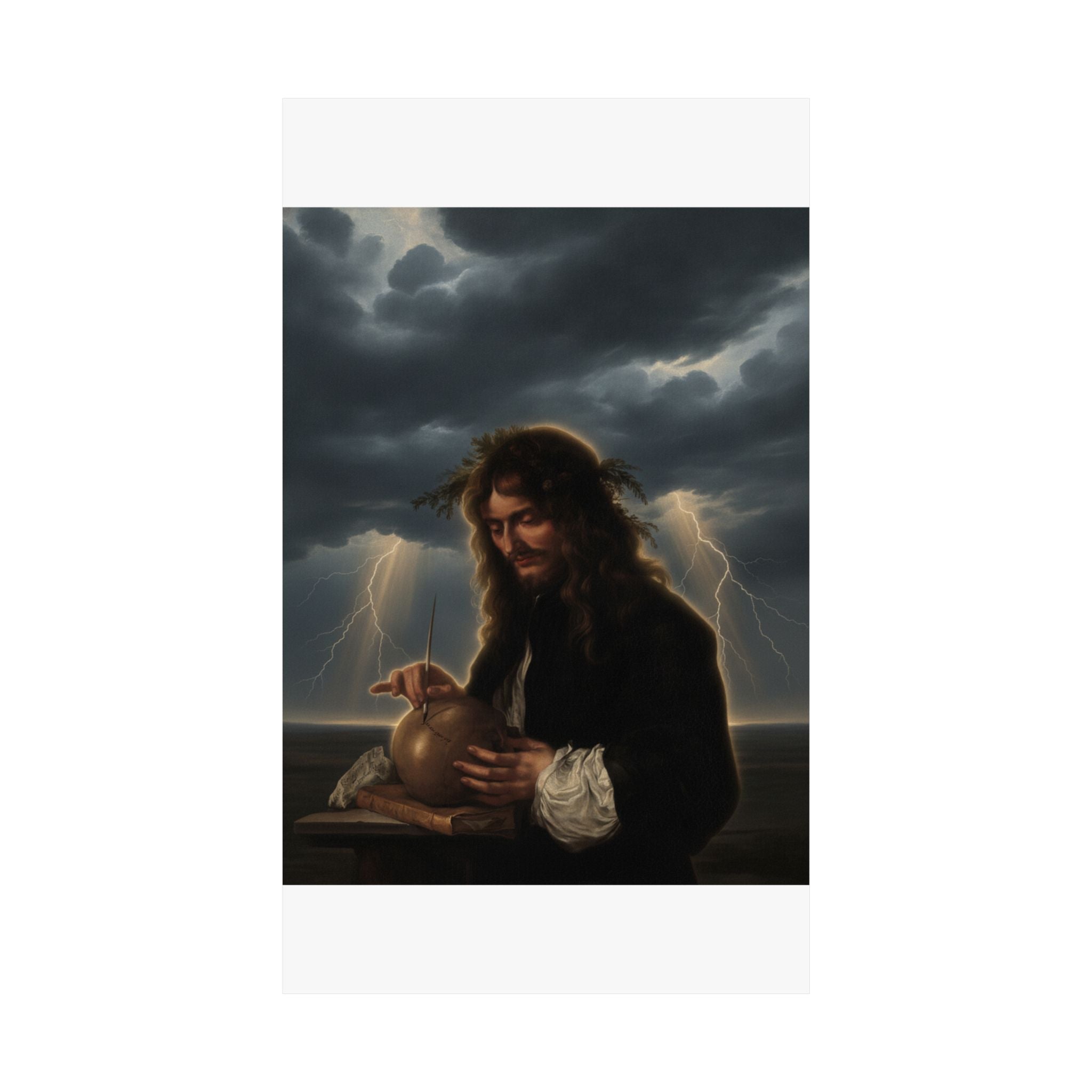 Dramatic Storm — Person — Matte Poster