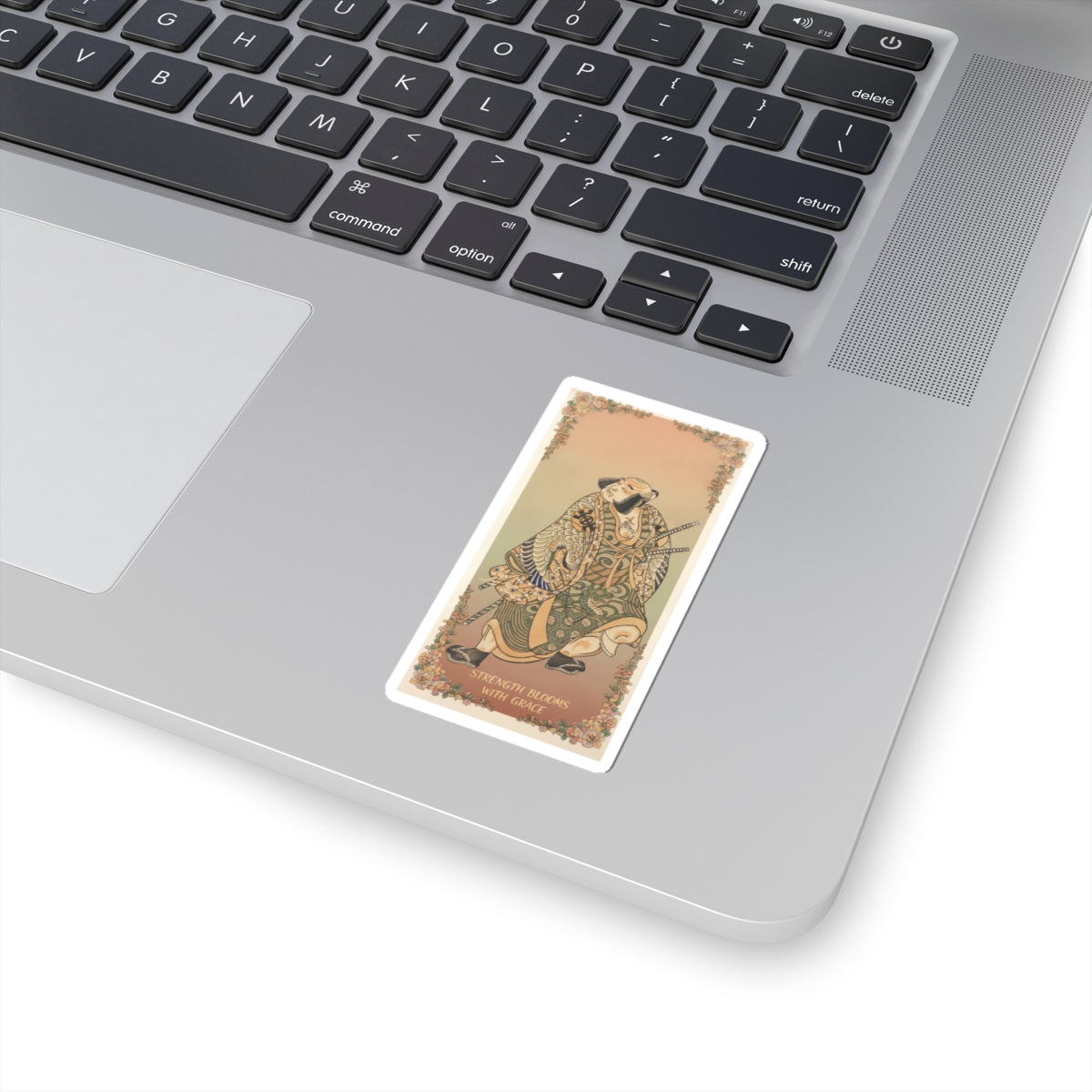 Affirmation — The Actor Nakamura Nakazo As A Warrior — Kiss-Cut Sticker