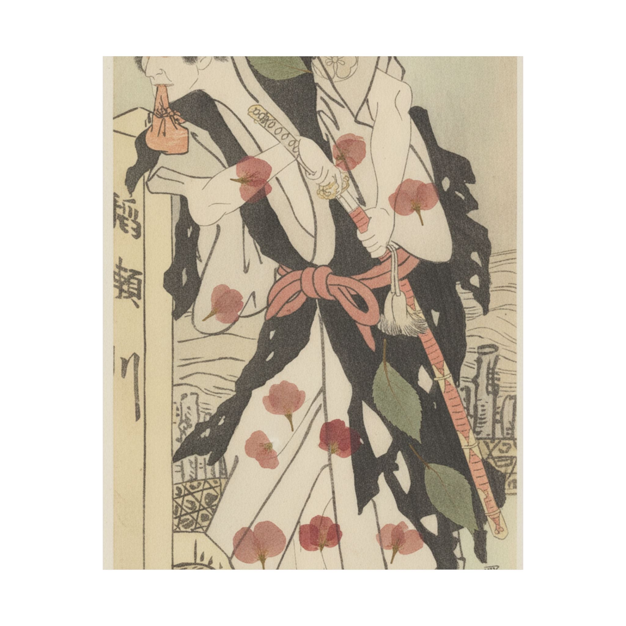 Botanical — Morita Kanya Viii As Kawachi Kanja, Disguised As Genkaibo — Matte Poster