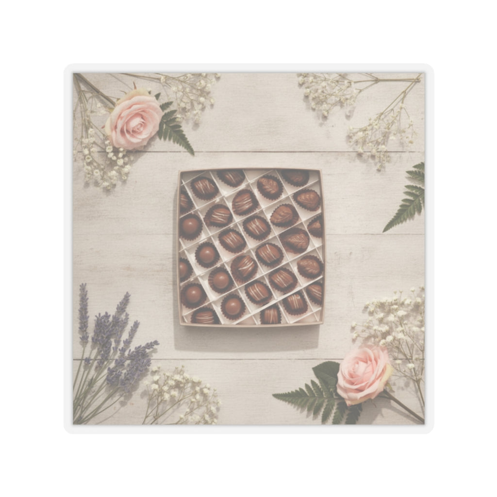 Product Marketing — Chocolate — Kiss-Cut Sticker