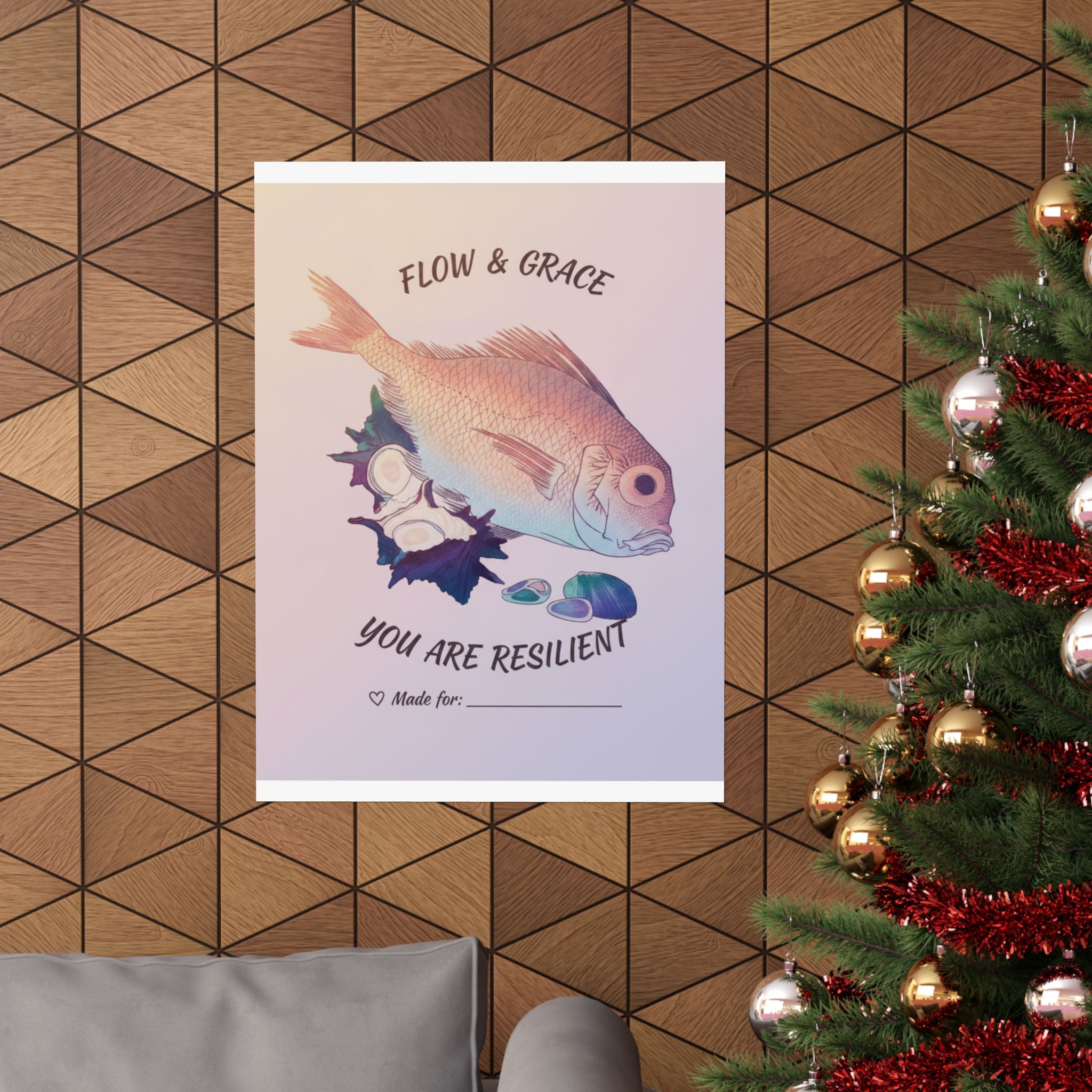 Affirmation — Tai Fish And Top-Shells — Matte Poster