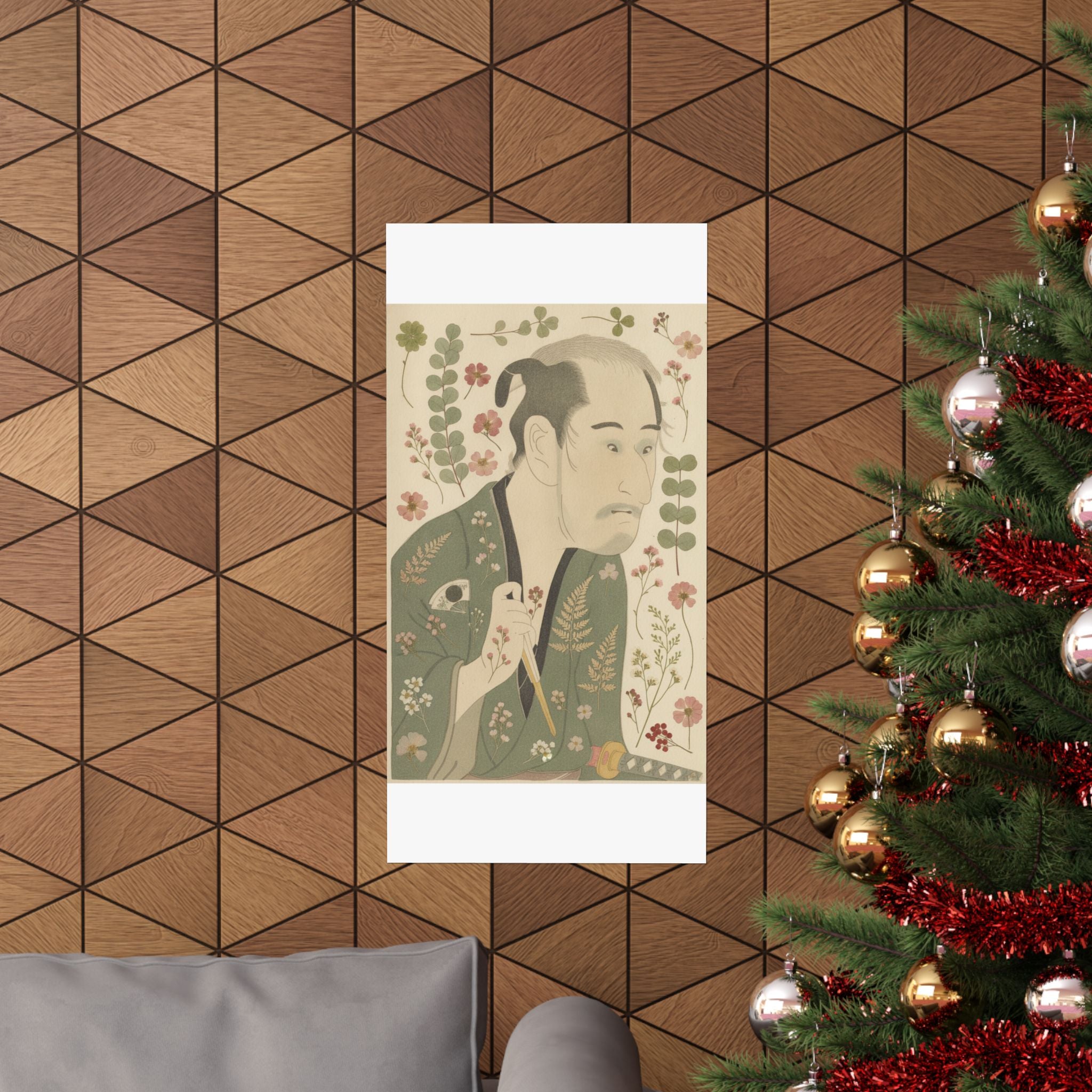 Botanical — The Actor Onoye Matsusuke As A Ronin — Matte Poster