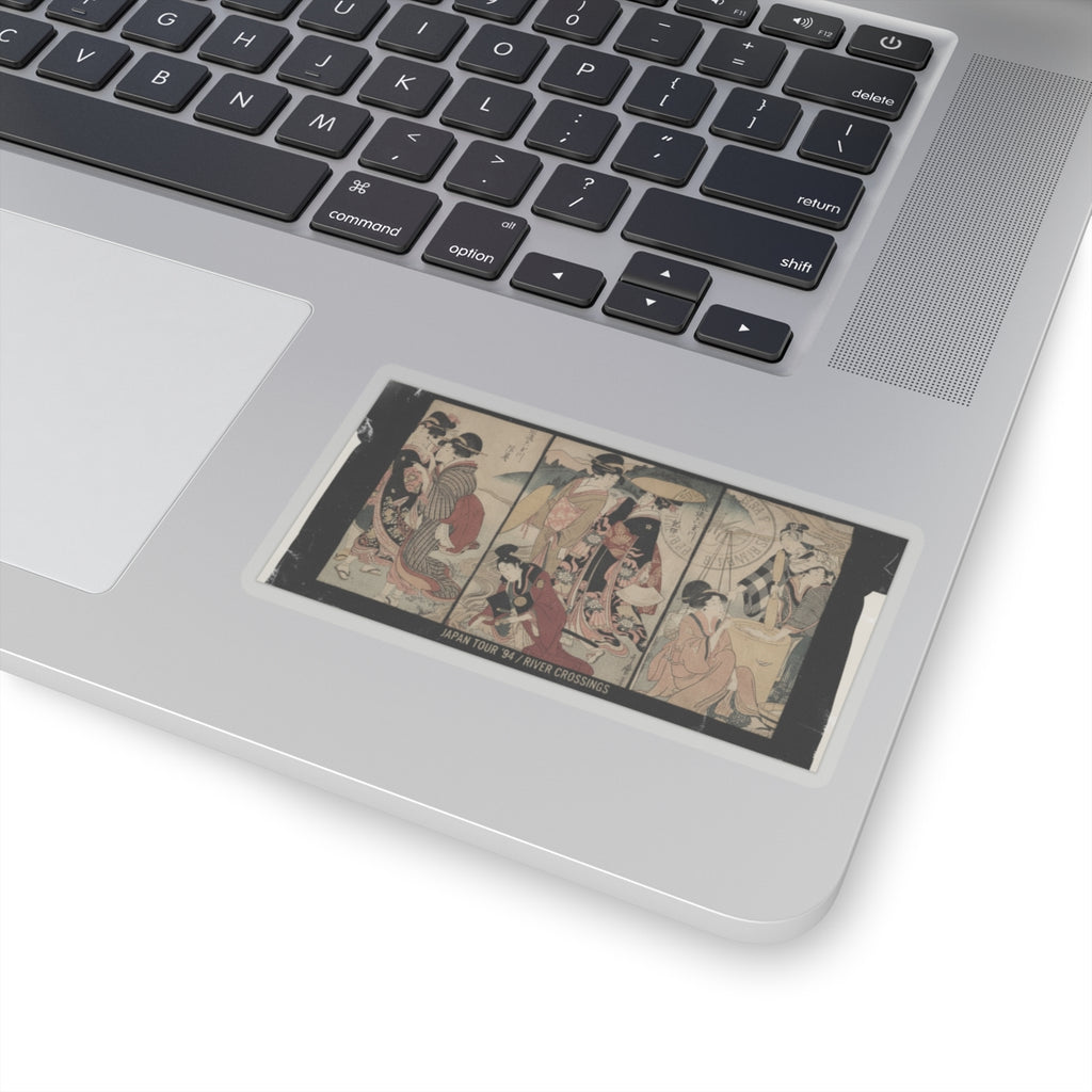 Vintage Bootleg — Women And A Man In The Country; Some Pageant(?) — Kiss-Cut Sticker