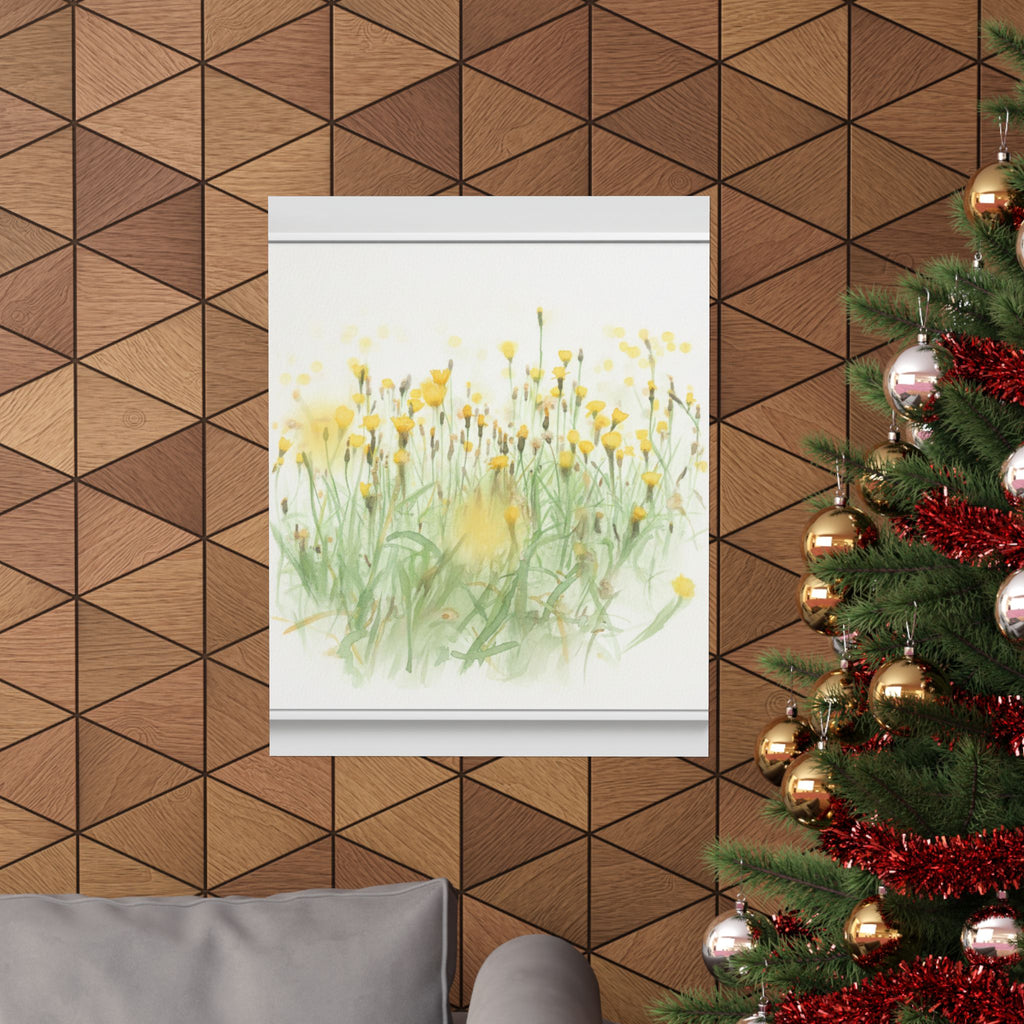 Watercolor — Flower — Matte Poster