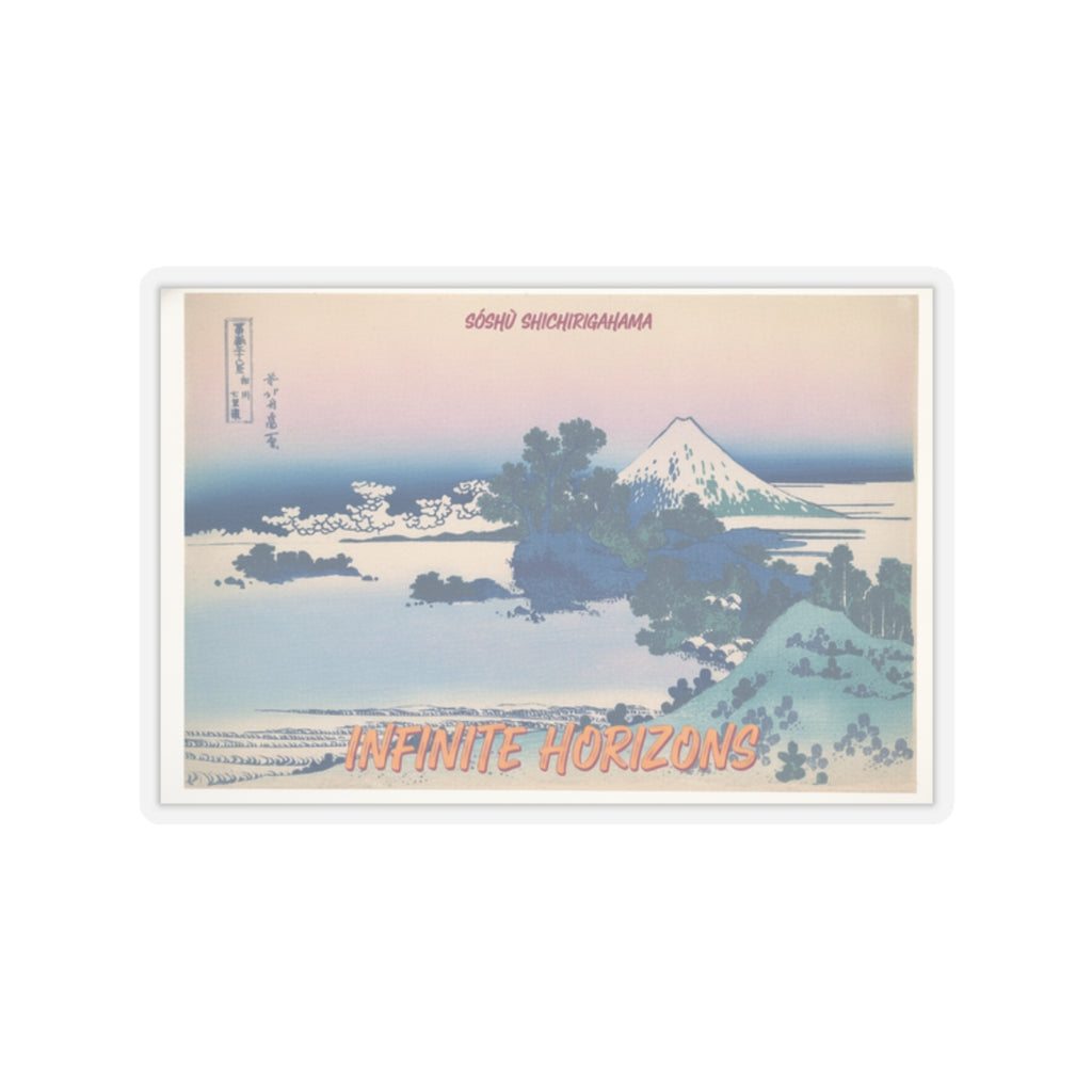 Affirmation — Shichirigahama In Sagami Province (Sōshū Shichirigahama), From The Series Thirty — Kiss-Cut Sticker