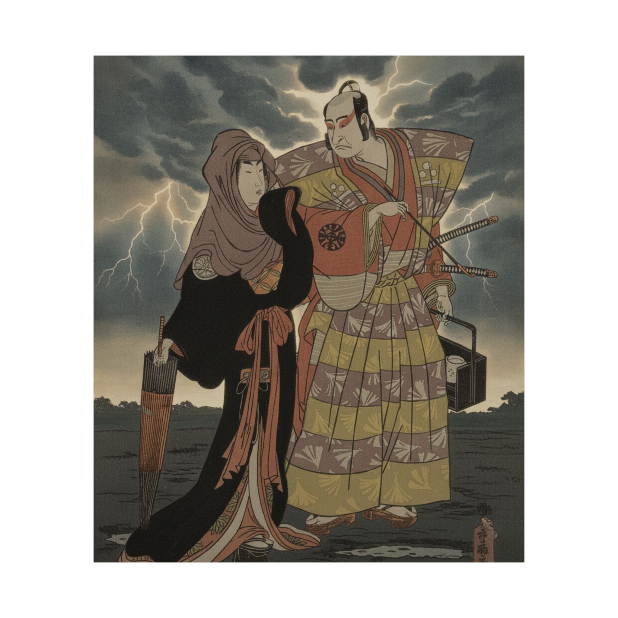 Dramatic Storm — Scene From A Drama — Matte Poster