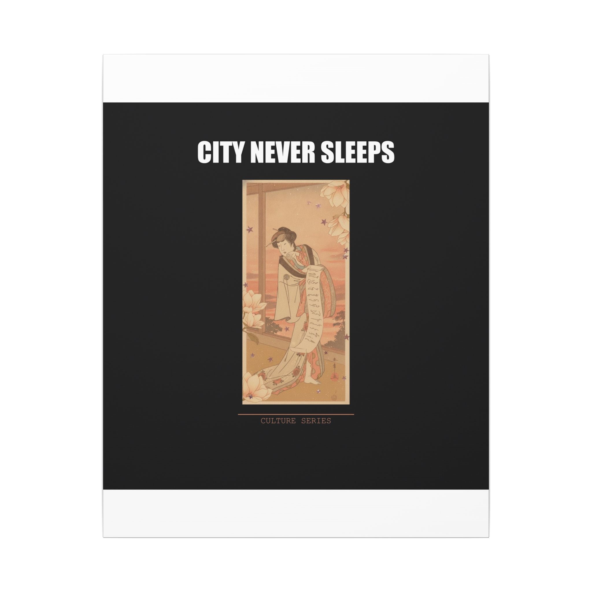 STREET CERTIFIED | The Second Yamashito Kinsaku As A Courtesan Standing In A Room — Matte Canvas
