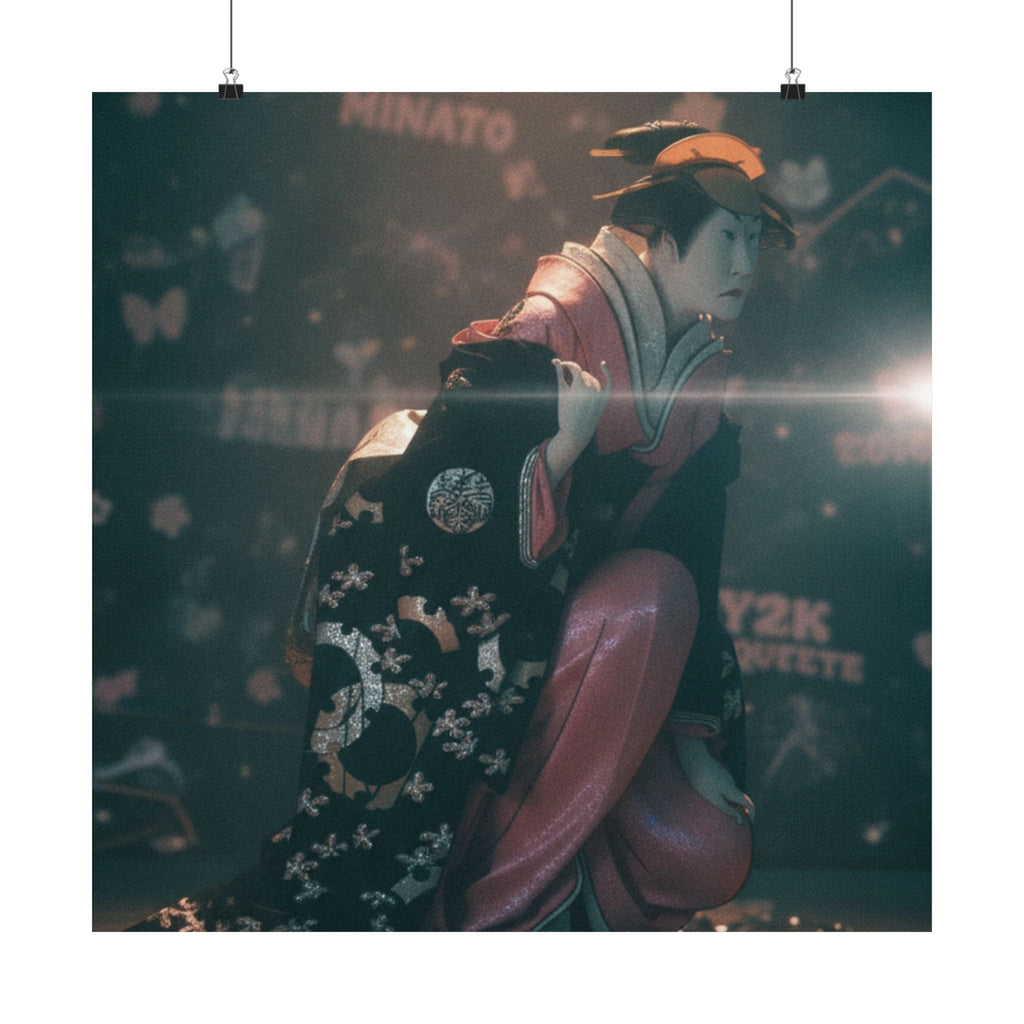 Cinematic — Actor Nakamura Kumetaro Ii As Minato, The Wife Of Yura Hyogonosuke — Matte Poster