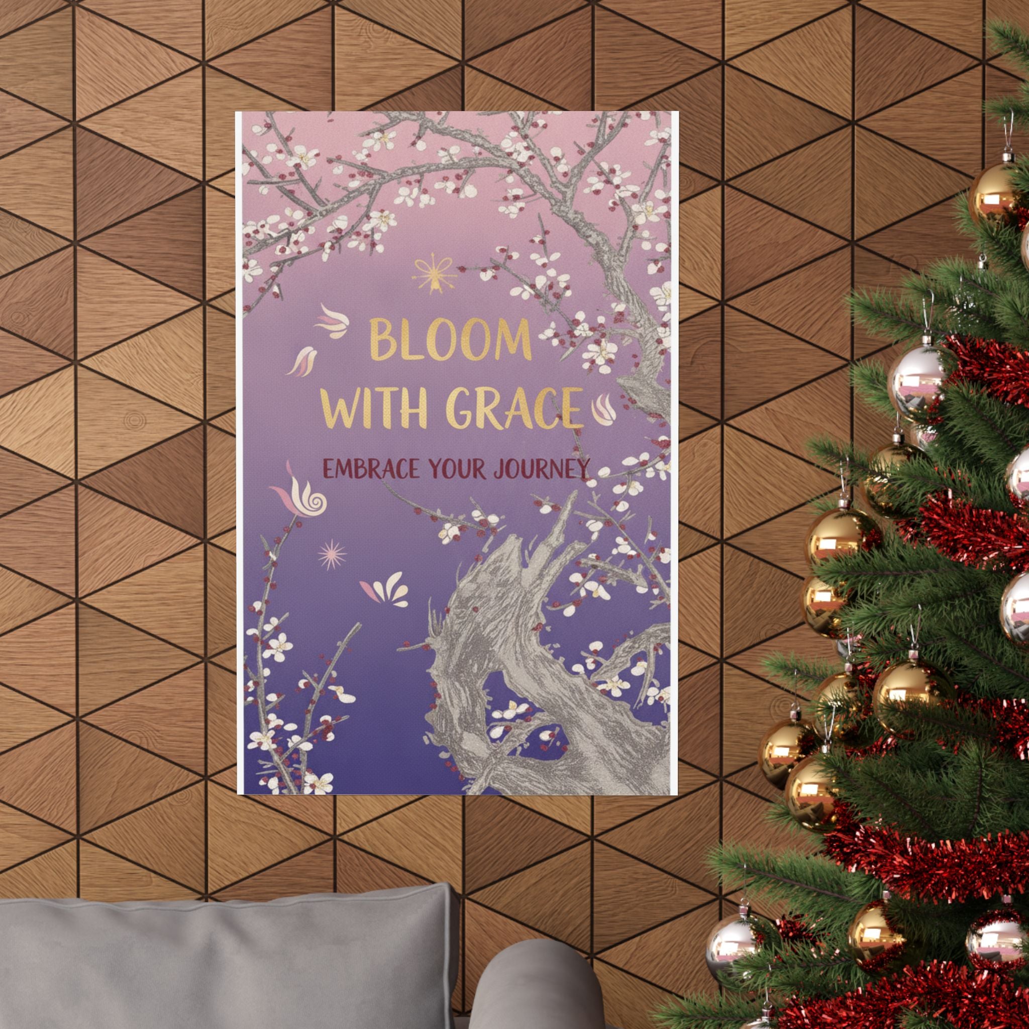 Affirmation — Plum Tree In Blossom — Matte Poster