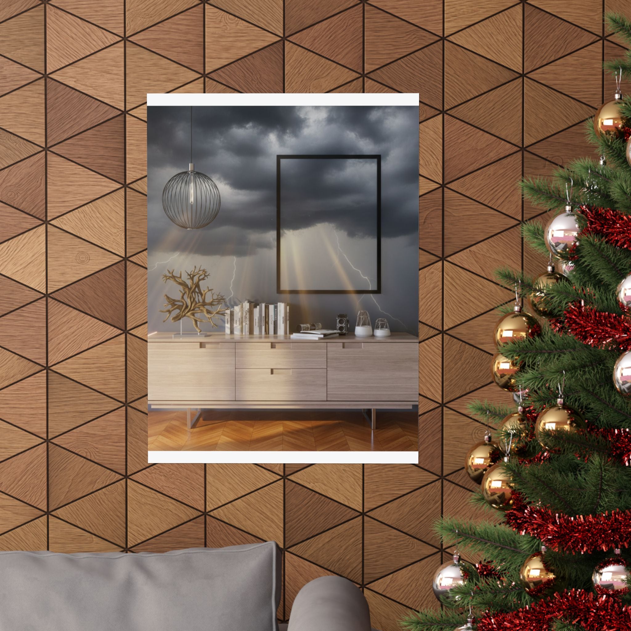 Dramatic Storm — Interior — Matte Poster