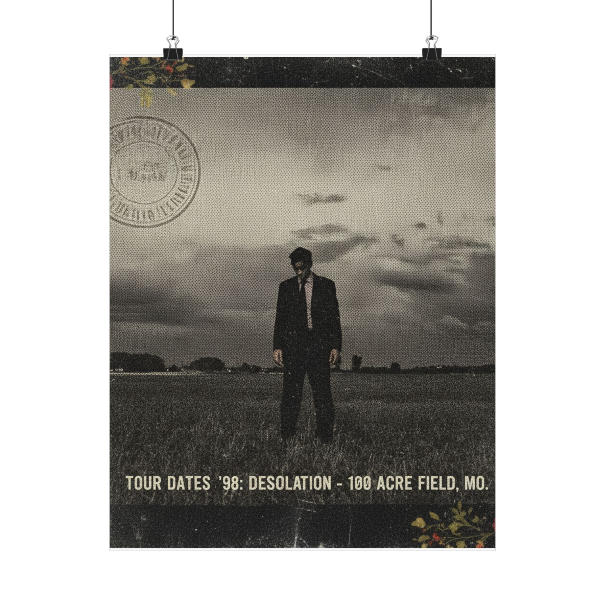 Desolation '98 Tour Vintage Bootleg Field Poster