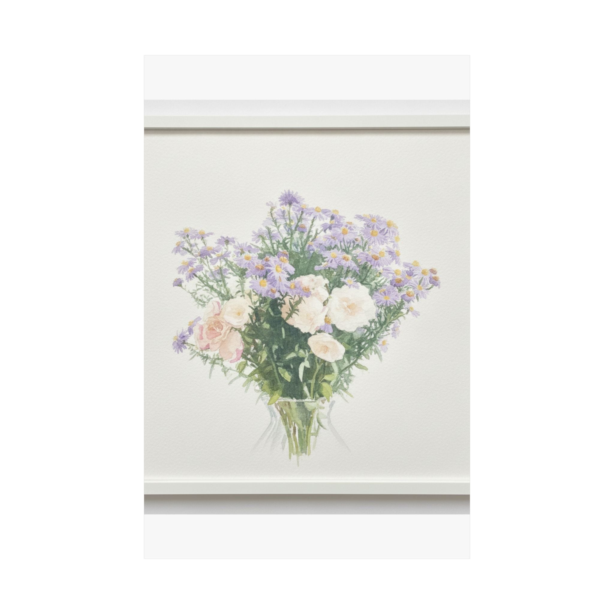 Watercolor — Flowers — Matte Poster