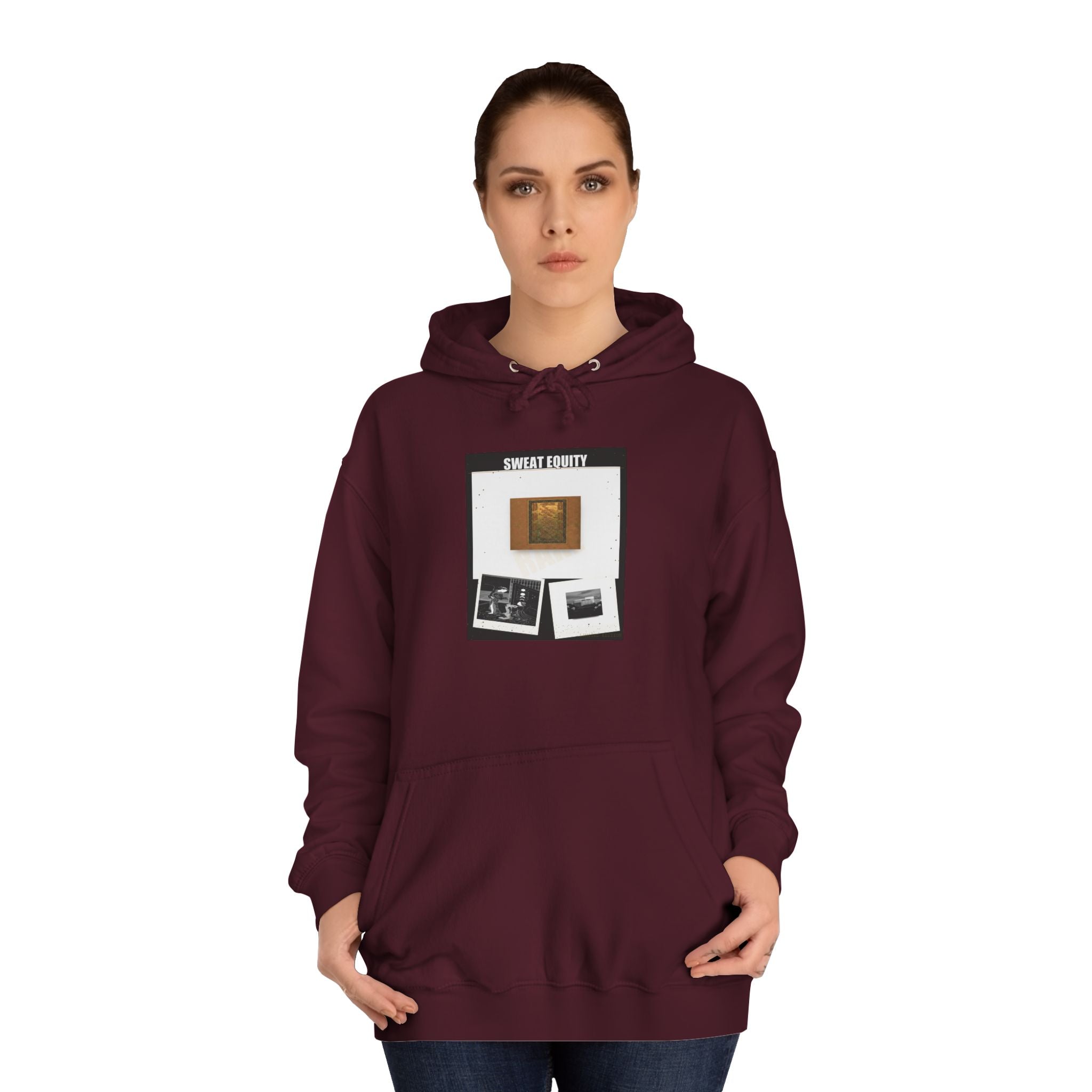 Sweat Equity Photo Collage Poster Pullover Hoodie