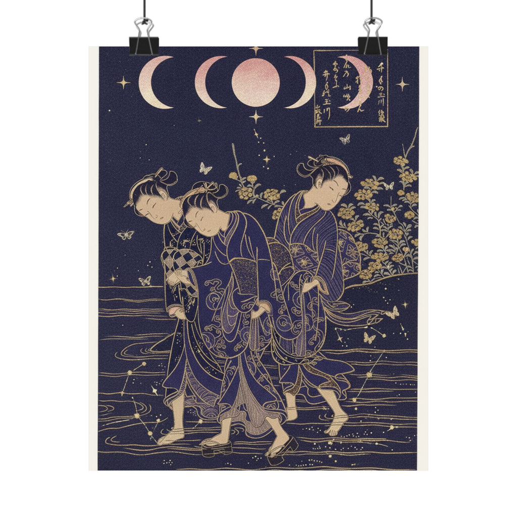 Celestial — The Tama River At Ide, Yamashiro Province — Matte Poster