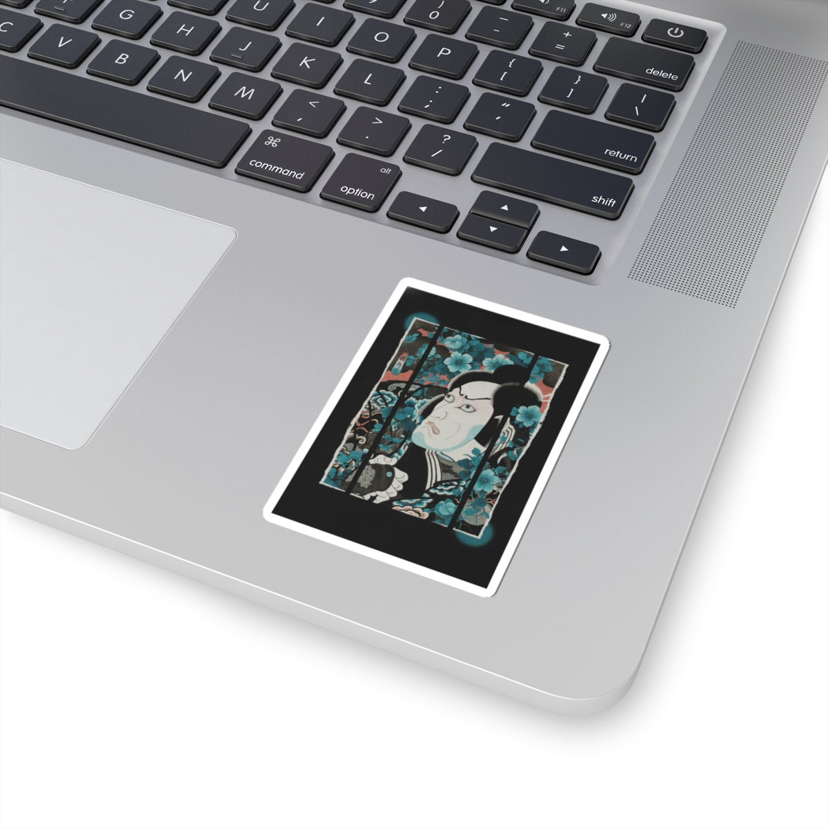 Streetwear Collage — Kabuki Actor Ichikawa Ebizō V As Kumagai Jirō Naozane — Kiss-Cut Sticker