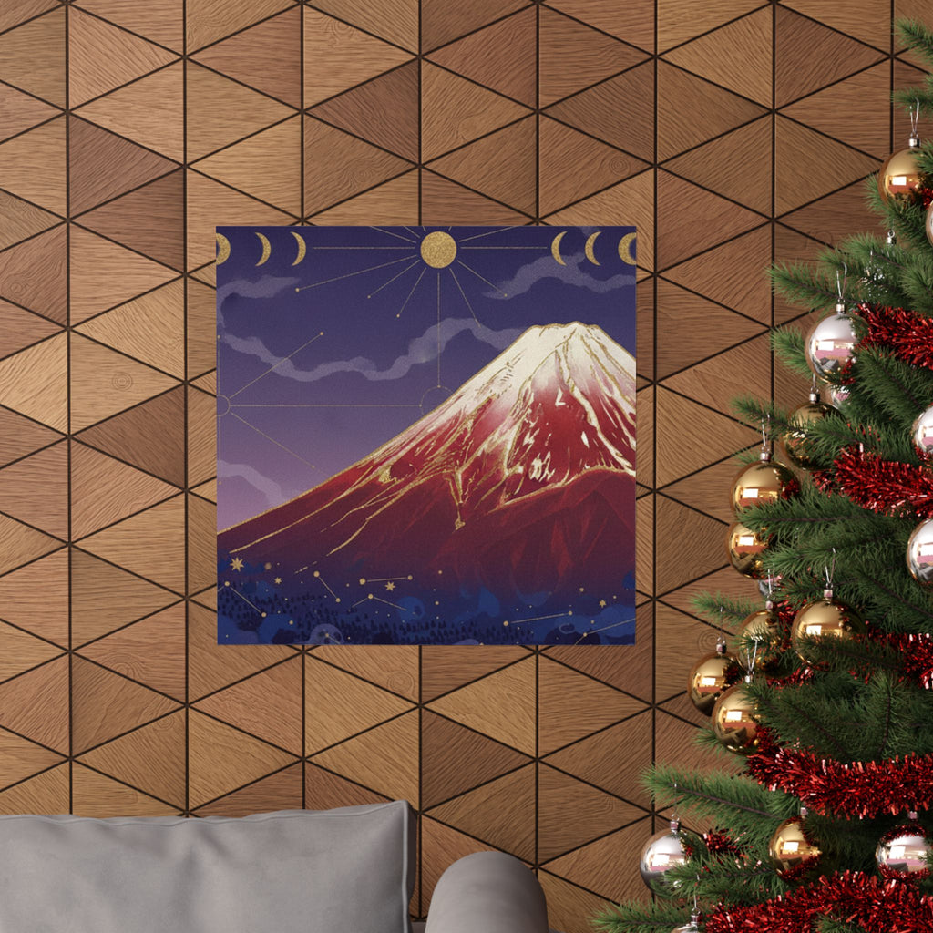 Celestial — South Wind, Clear Sky (Gaifū Kaisei), Also Known As Red Fuji, From The Series Th — Matte Poster