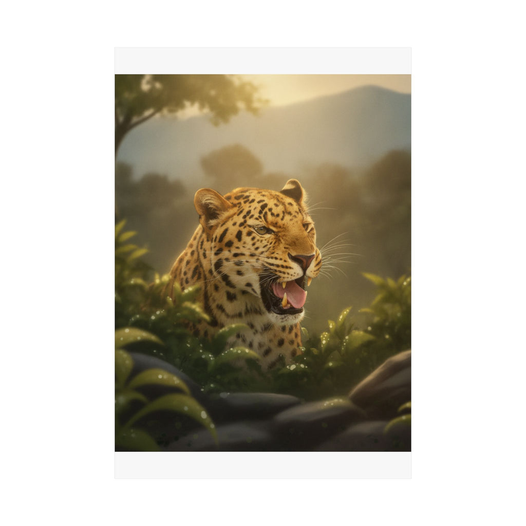 Scenic Nature — Leopard — Matte Poster