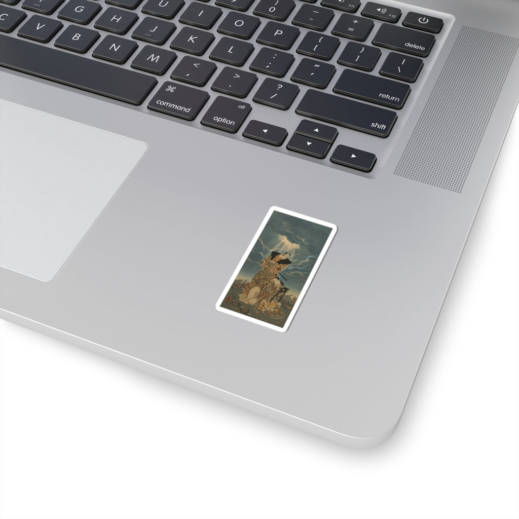 Dramatic Storm — The Actor, Ichikawa Danjuro I, 1660–1704 As A Woman In Unidentified Role — Kiss-Cut Sticker