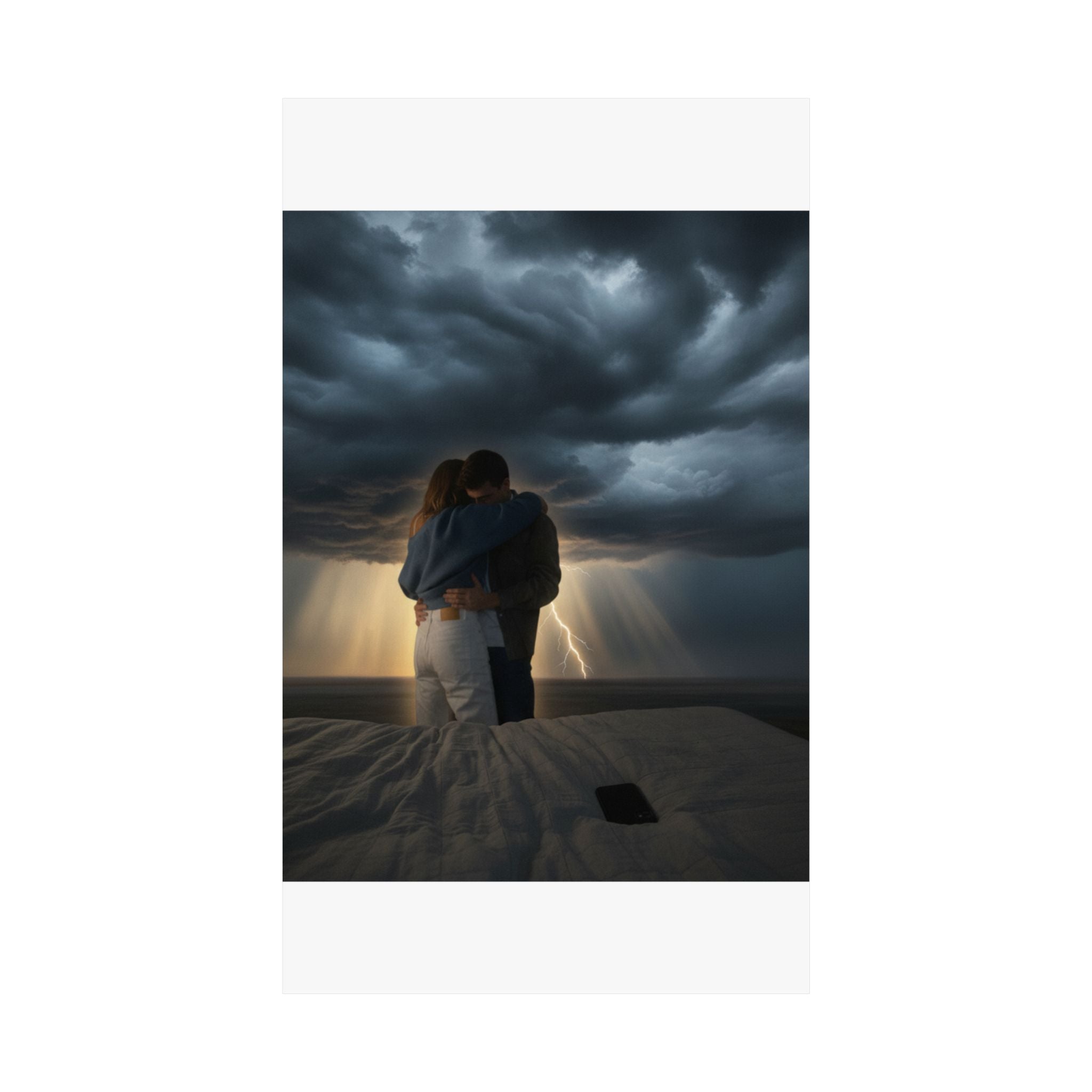 Dramatic Storm — Person — Matte Poster