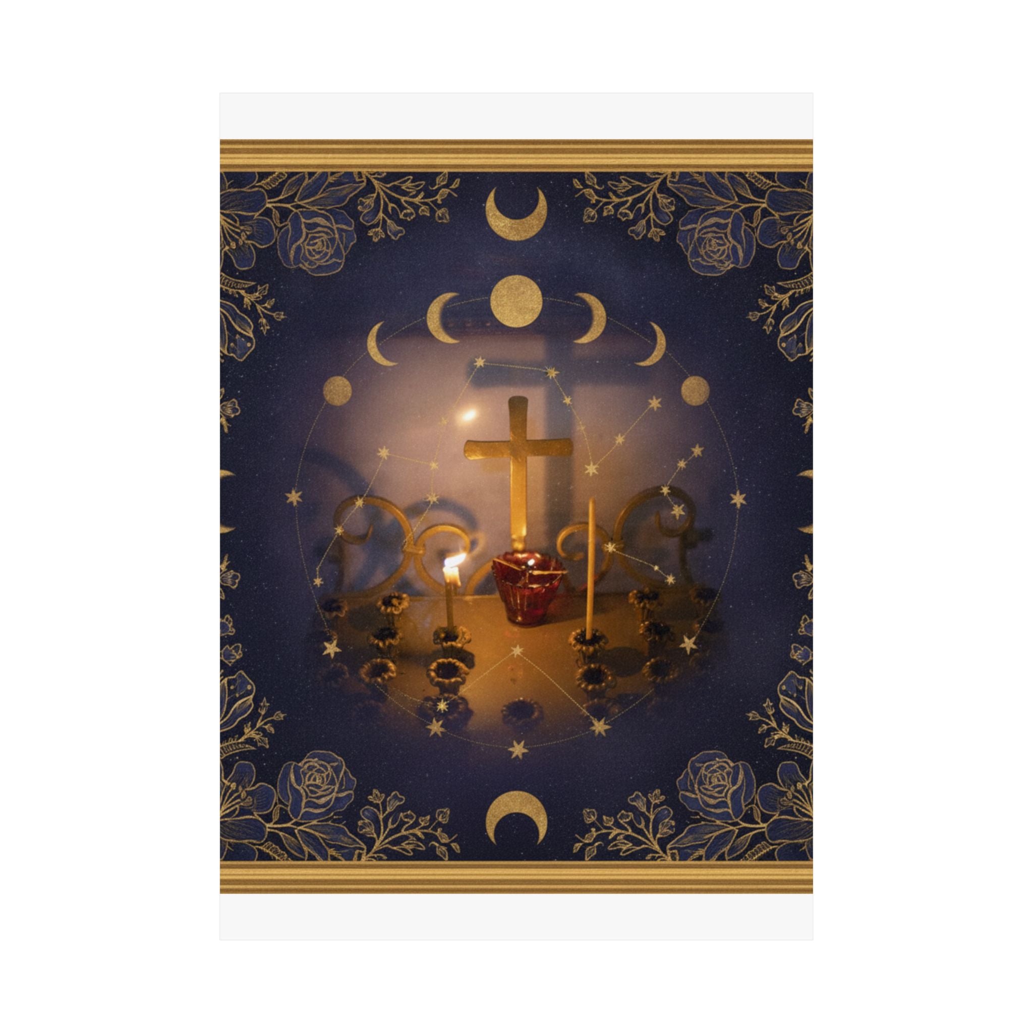 Celestial — Candle — Matte Poster