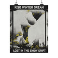 Streetwear Collage — Kiso Gorge In The Snow — Matte Poster