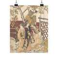 Botanical — Picking Persimmons (Kaki-Mogi) — Matte Poster