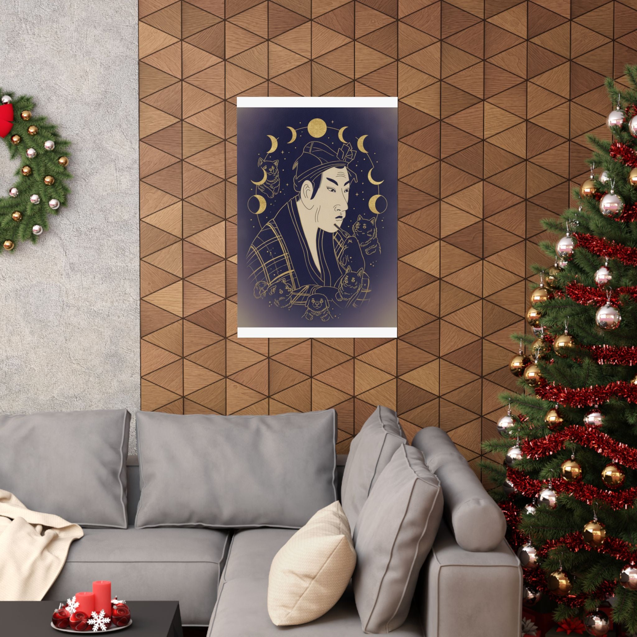 Celestial — The Actor Matsumoto Koshiro As Banzuin Chobei — Matte Poster
