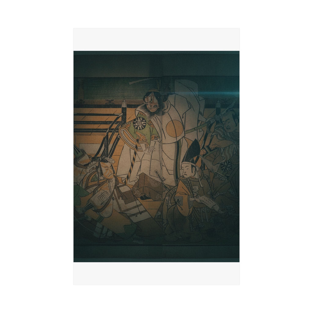 Cinematic — Four Actors In Unidentified Roles — Matte Poster