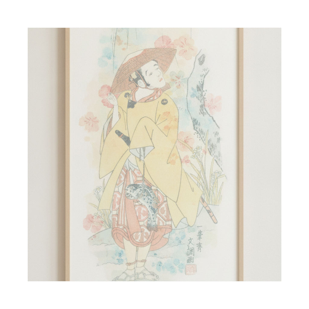 Watercolor — Arashi Otohachi I — Matte Poster