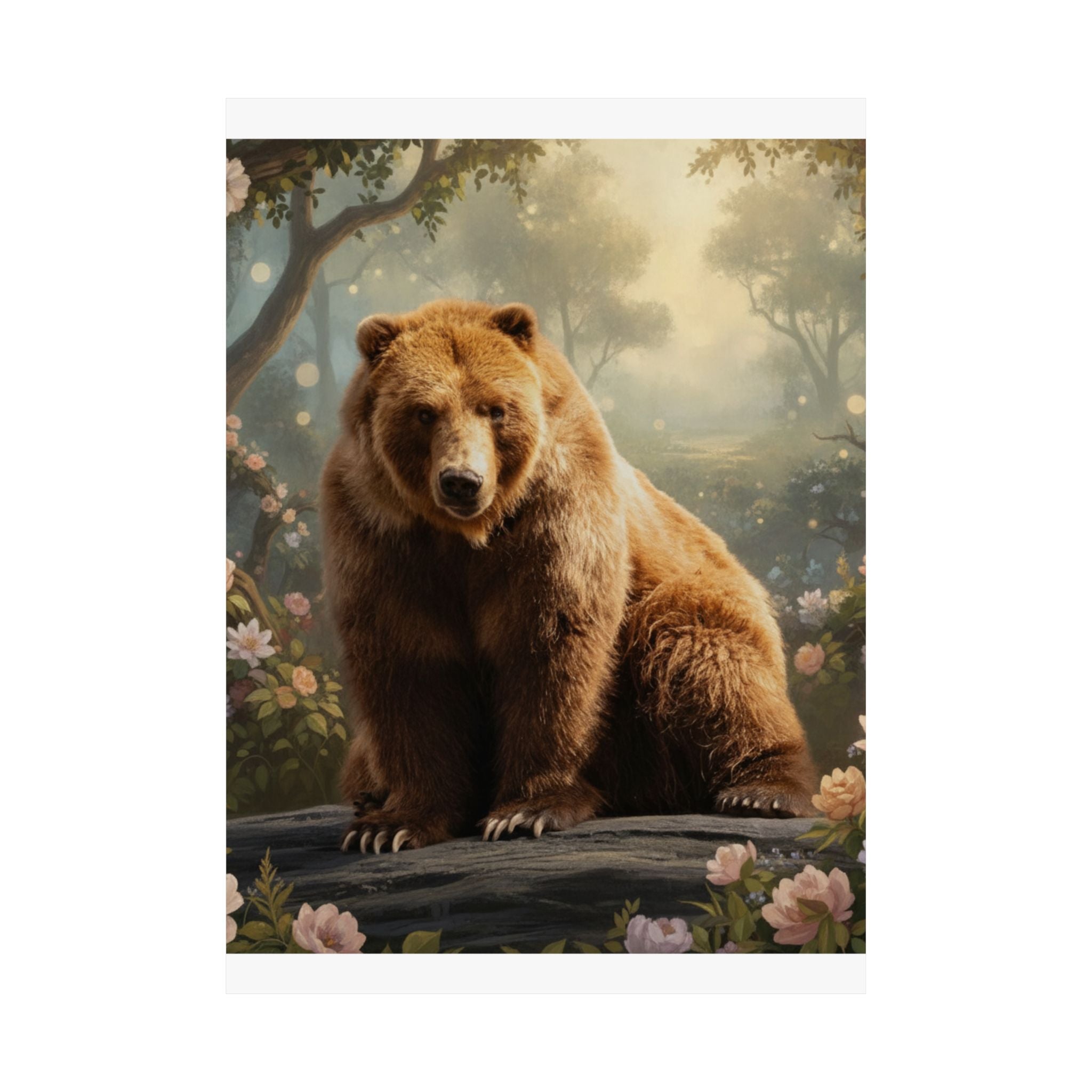 Scenic Nature — Bear — Matte Poster
