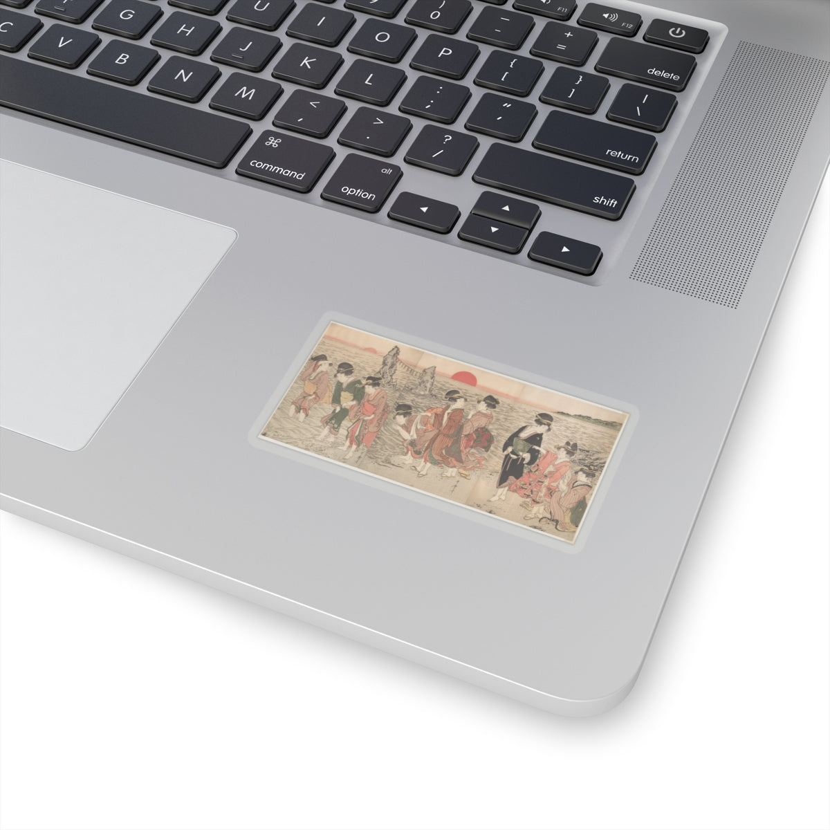 Ecommerce Main — Women Worshipping The Rising Sun Between The Twin Rocks At Ise — Kiss-Cut Sticker