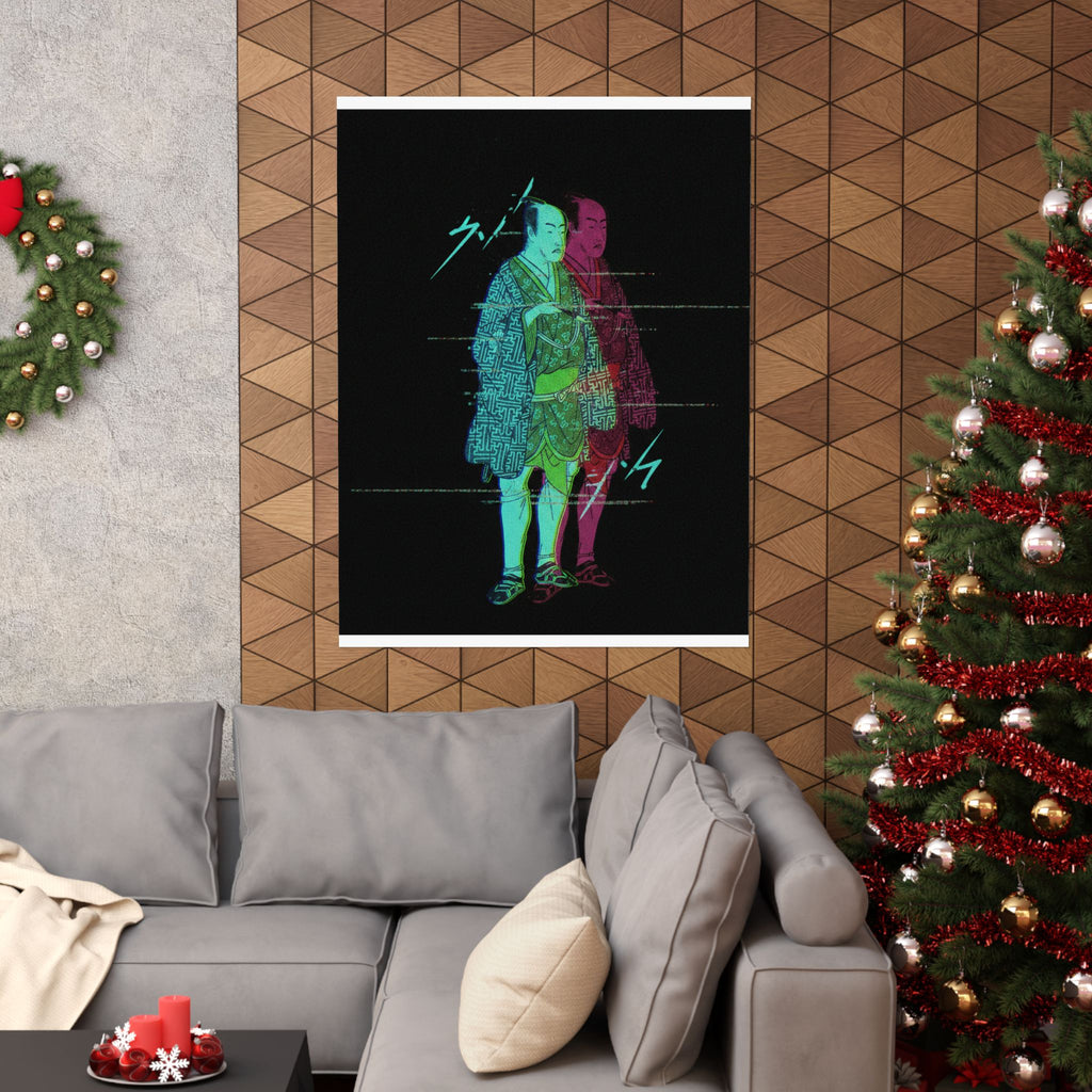 Glitch Culture — The Fourth Matsumoto Koshiro As A Man Dressed In A Short Kimono — Matte Poster