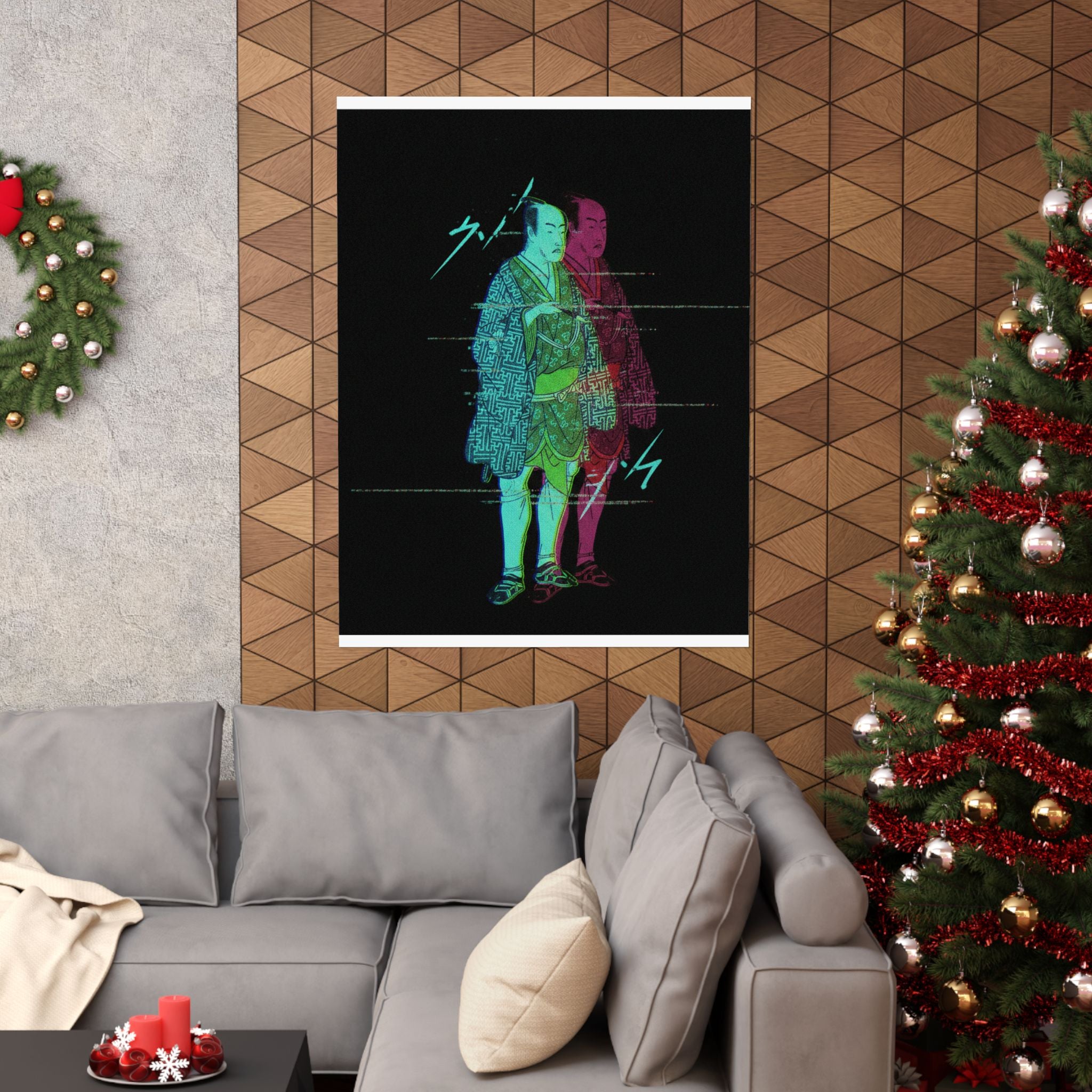 Glitch Culture — The Fourth Matsumoto Koshiro As A Man Dressed In A Short Kimono — Matte Poster