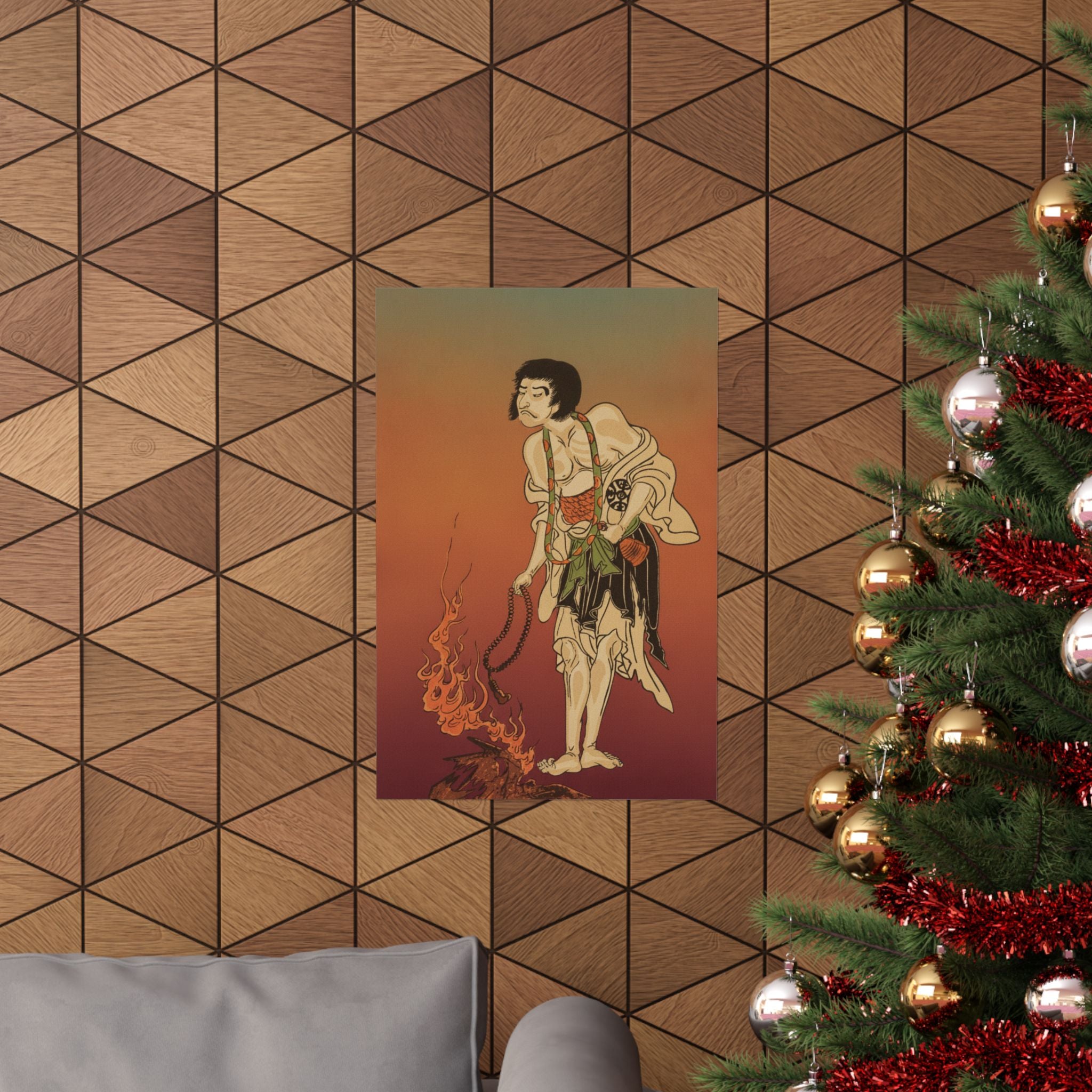 Affirmation — The First Nakamura Nakazo In The Role Of Raigo Ajari, A Buddhist Monk — Matte Poster