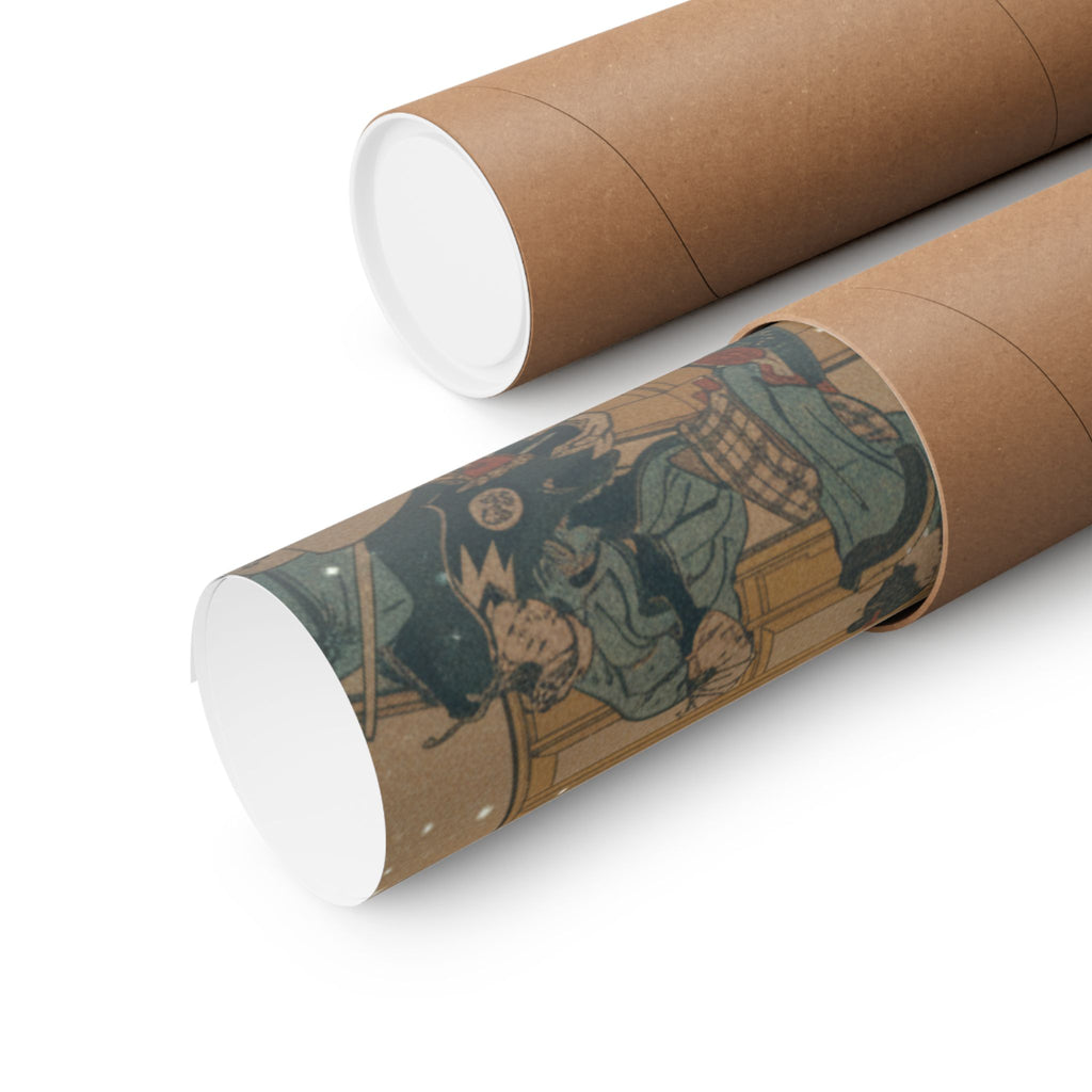 Cinematic — Yoshida On The Tōkaidō (Tōkaidō Yoshida), From The Series Thirty-Six Views Of Mo — Matte Poster