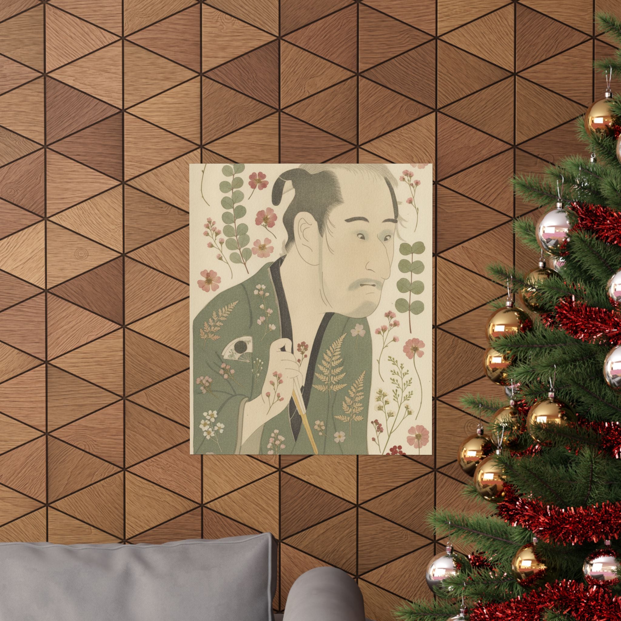 Botanical — The Actor Onoye Matsusuke As A Ronin — Matte Poster