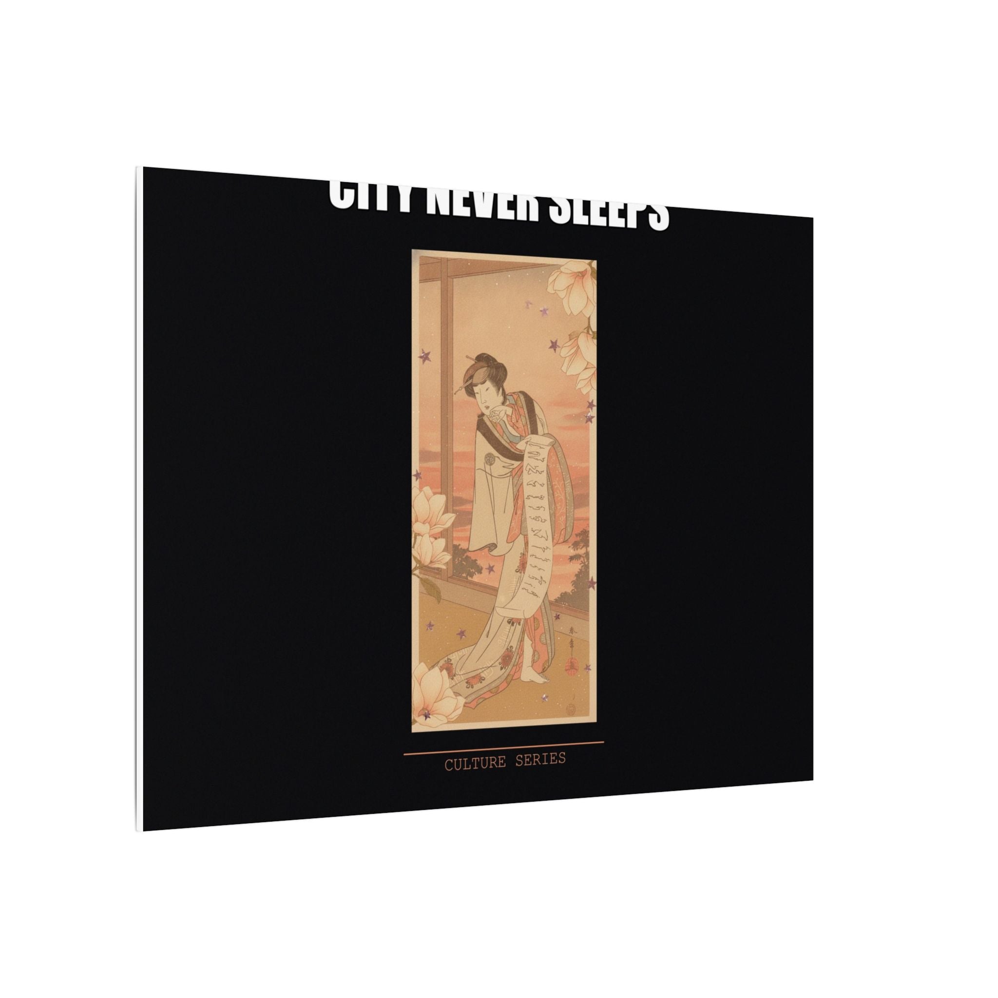 STREET CERTIFIED | The Second Yamashito Kinsaku As A Courtesan Standing In A Room — Matte Canvas