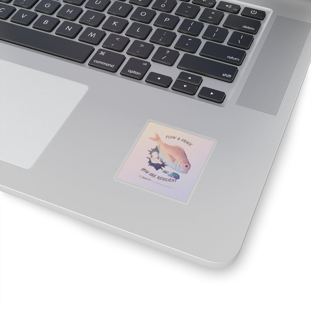 Affirmation — Tai Fish And Top-Shells — Kiss-Cut Sticker