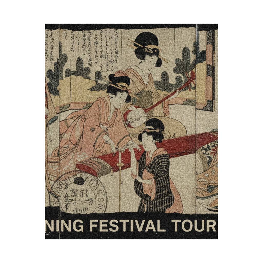 Vintage Bootleg — A Merry Evening Party — Matte Poster