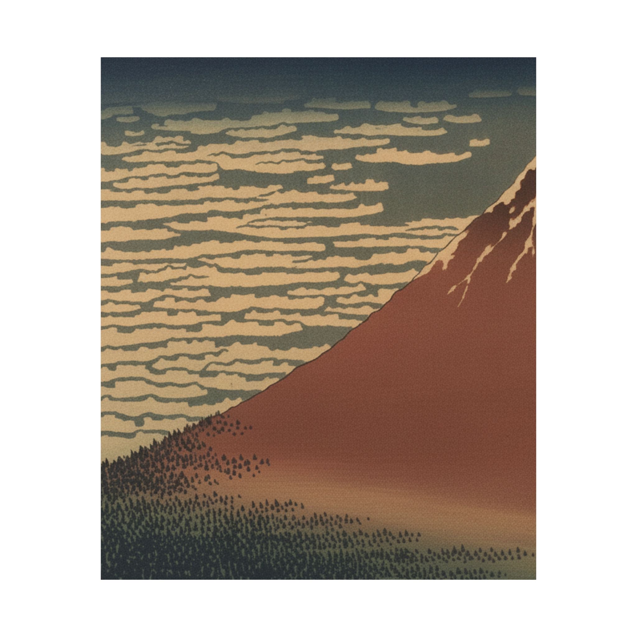 Scenic Nature — South Wind, Clear Sky (Gaifū Kaisei), Also Known As Red Fuji, From The Series Th — Matte Poster