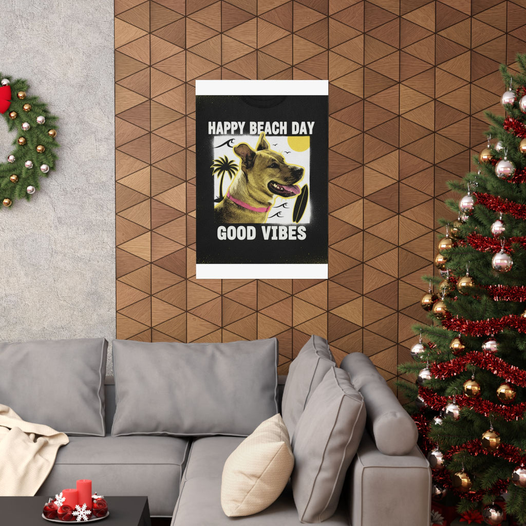 Streetwear Collage — Dog — Matte Poster